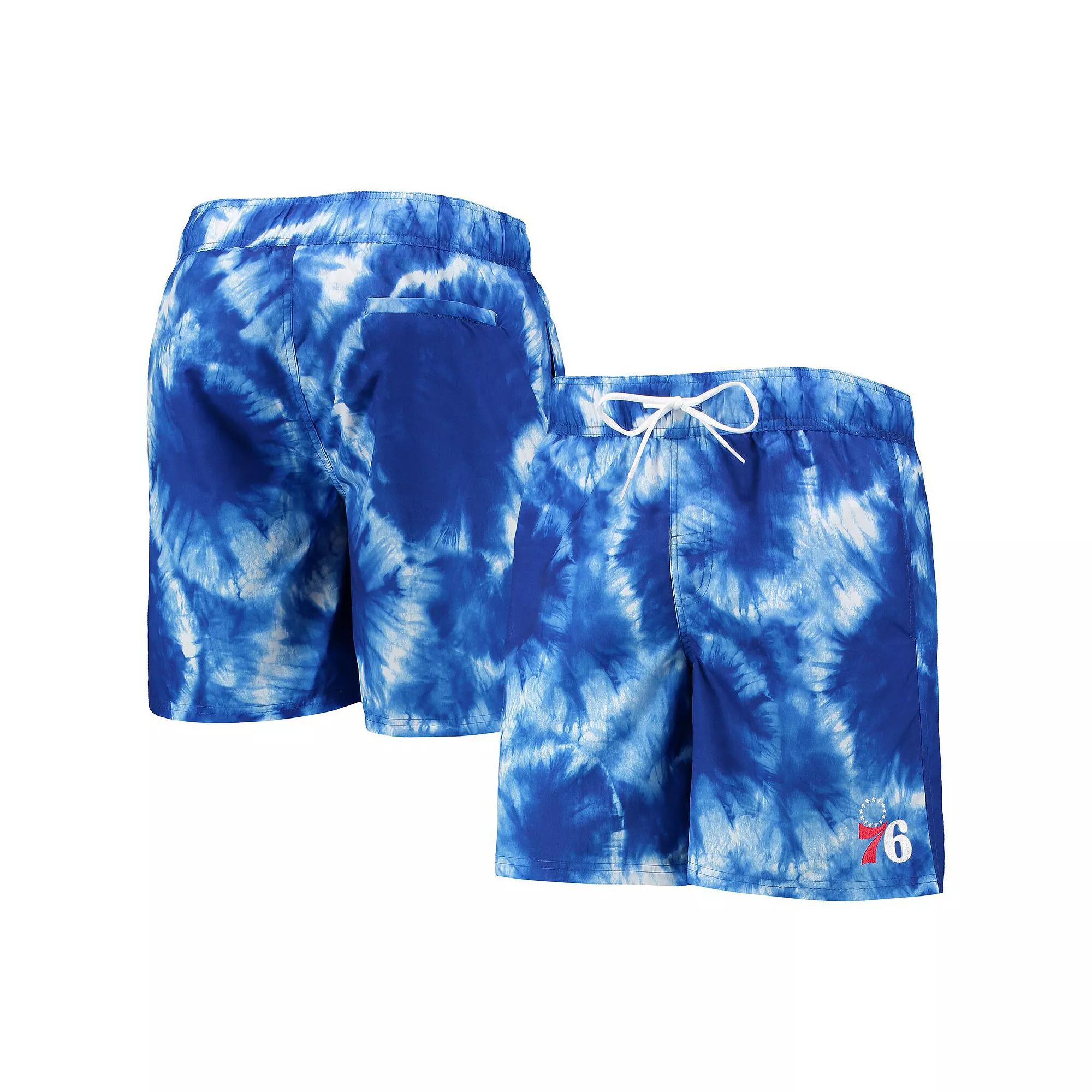 Men's G-III Sports by Carl Banks Royal Philadelphia 76ers Splash Volley Swim Shorts,  Product Image