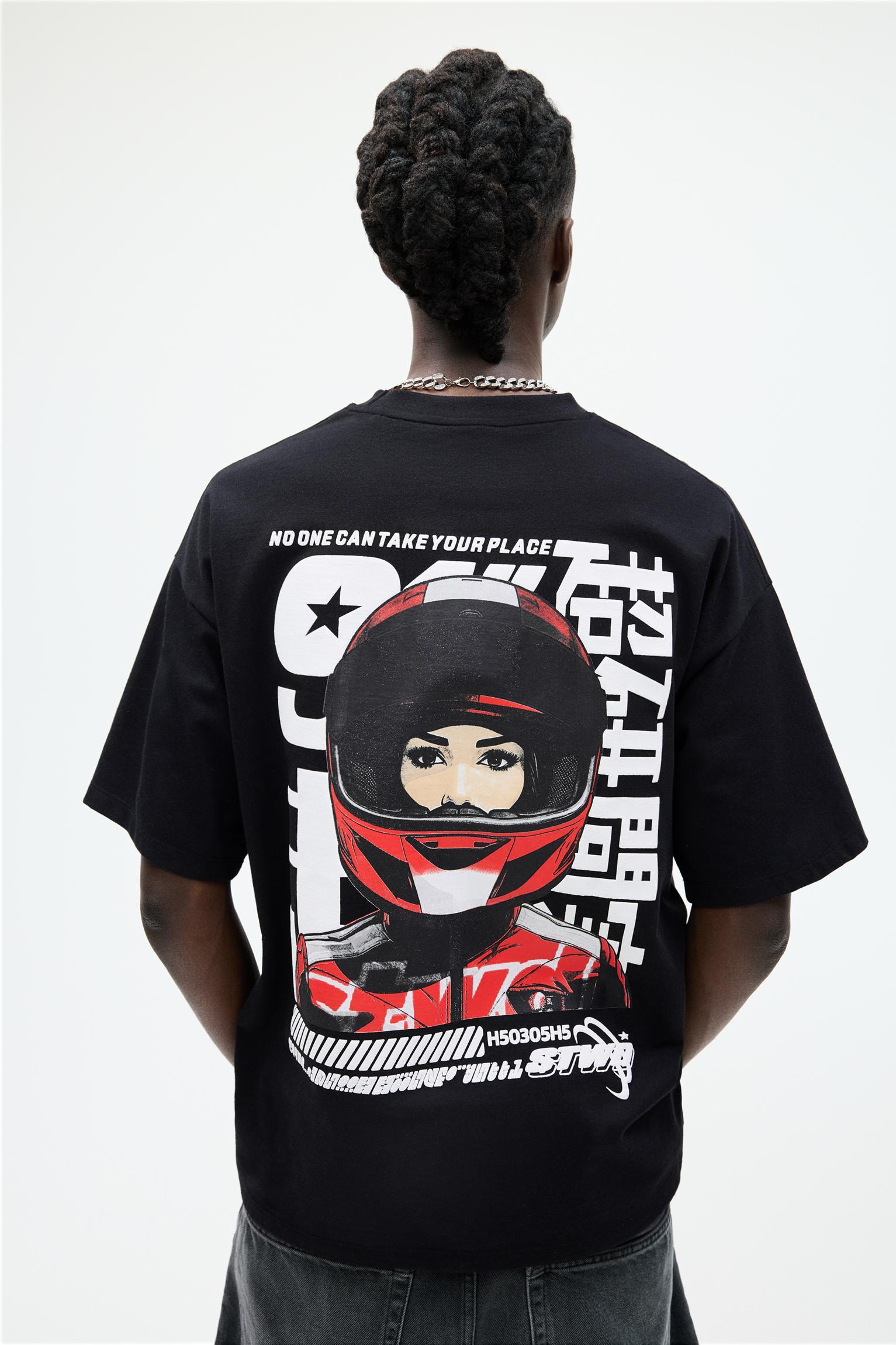 STWD helmet T-shirt Product Image