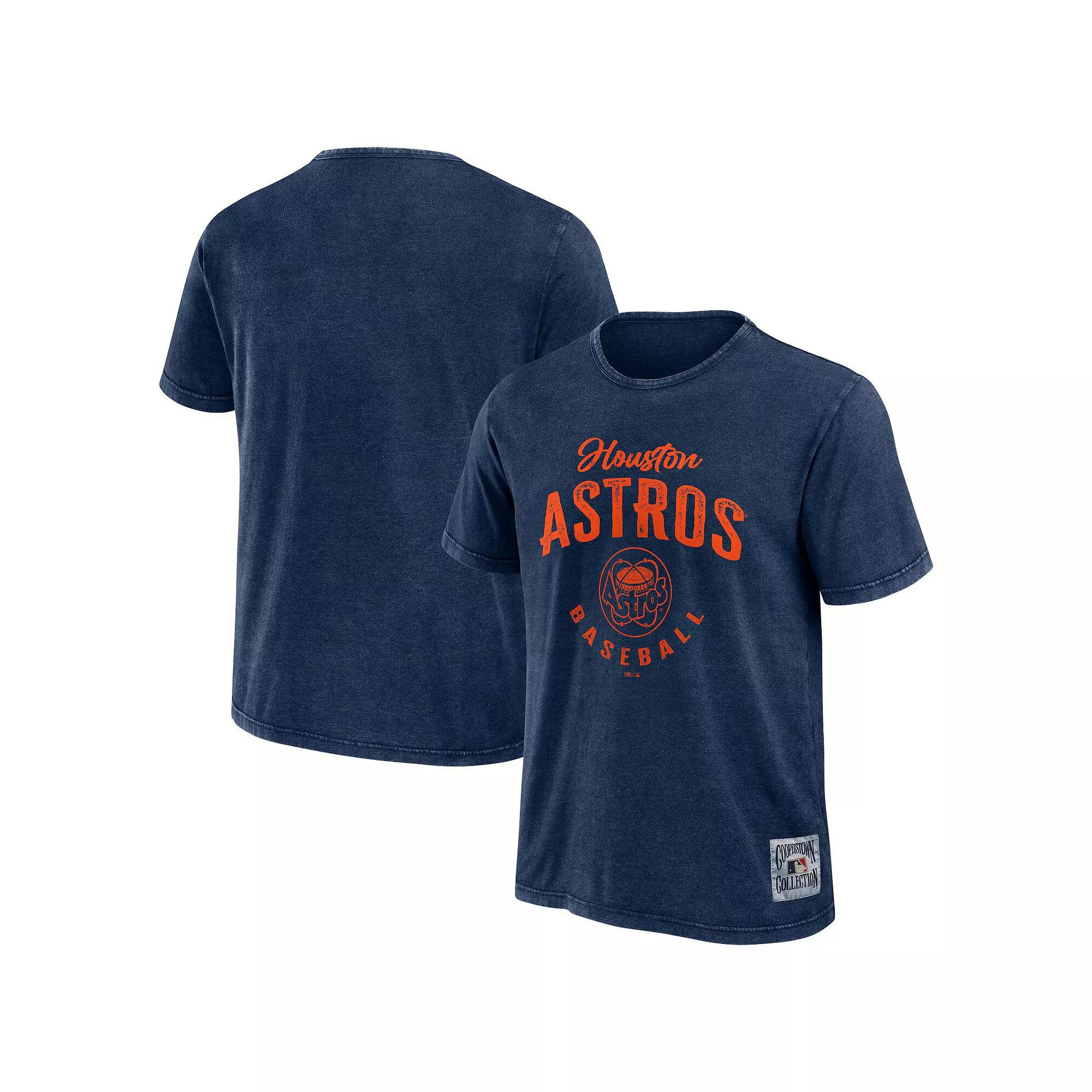 Men's Darius Rucker Collection by Fanatics Navy Houston Astros Cooperstown Collection Washed T-Shirt,  Product Image