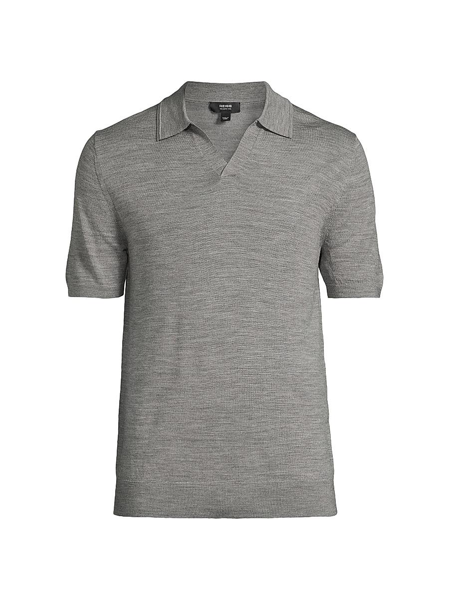 Mens Duchie Wool Polo Shirt Product Image