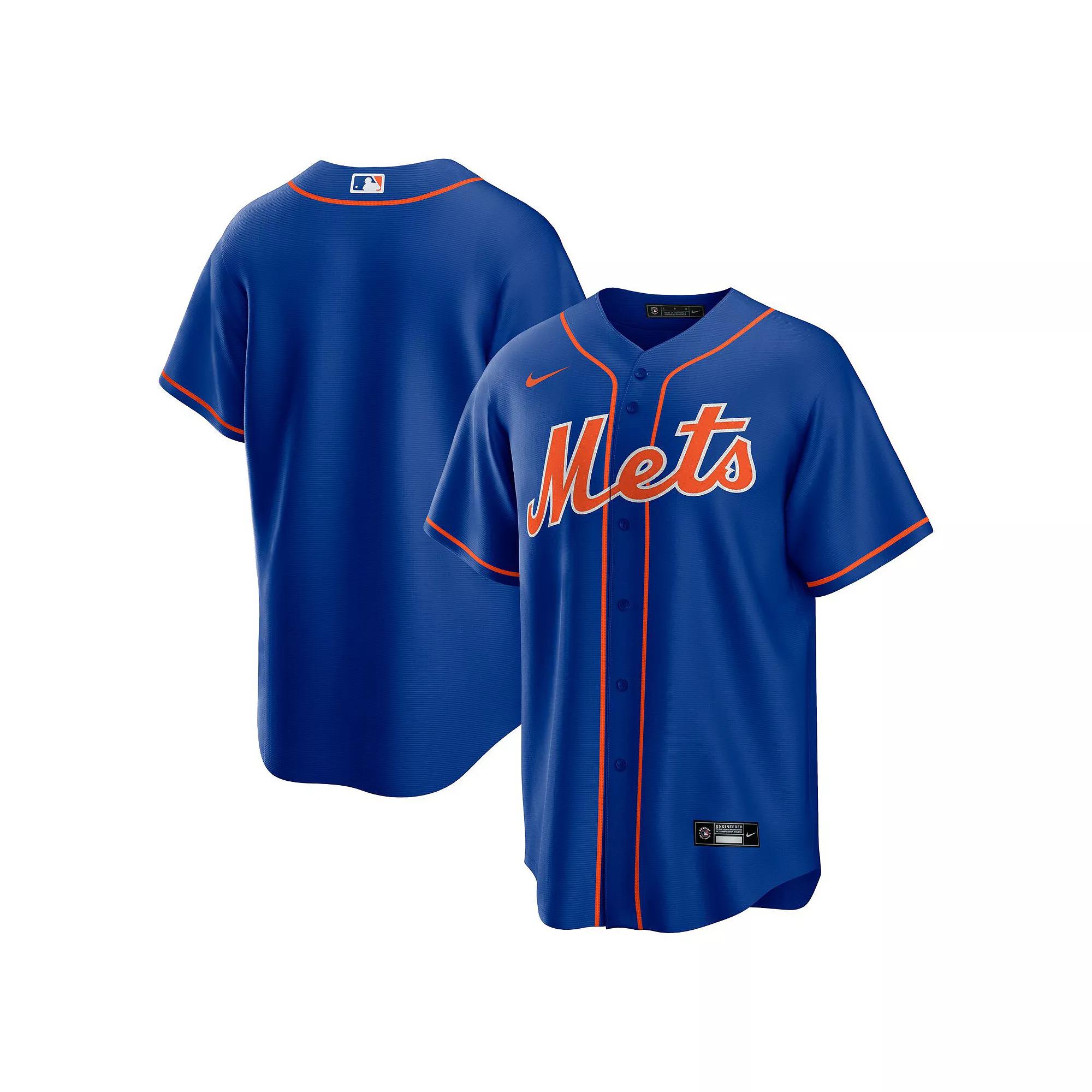Men's Nike Royal New York Mets Alternate Replica Team Jersey,  Product Image