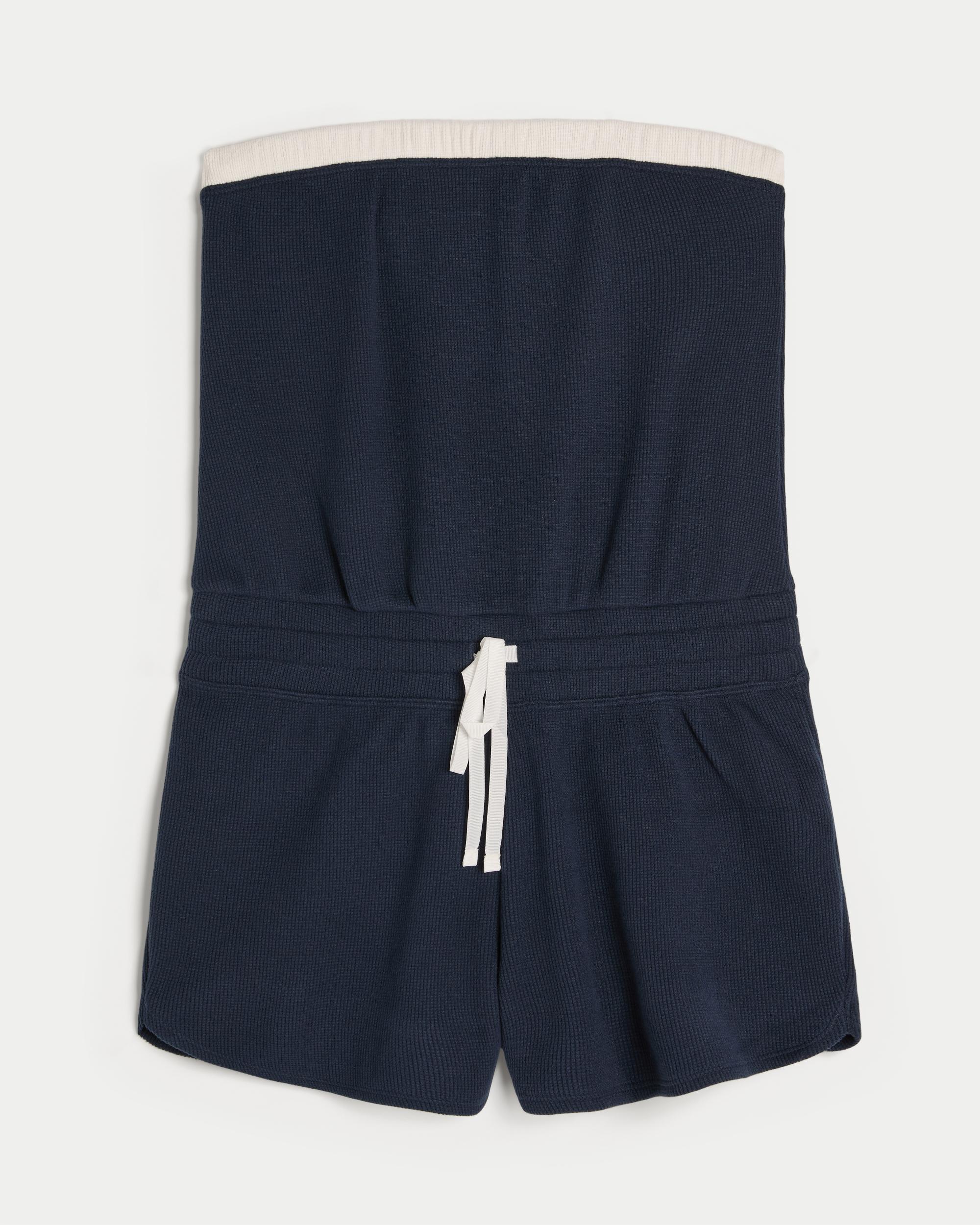 Gilly Hicks Cozy Strapless Waffle Onesie Product Image