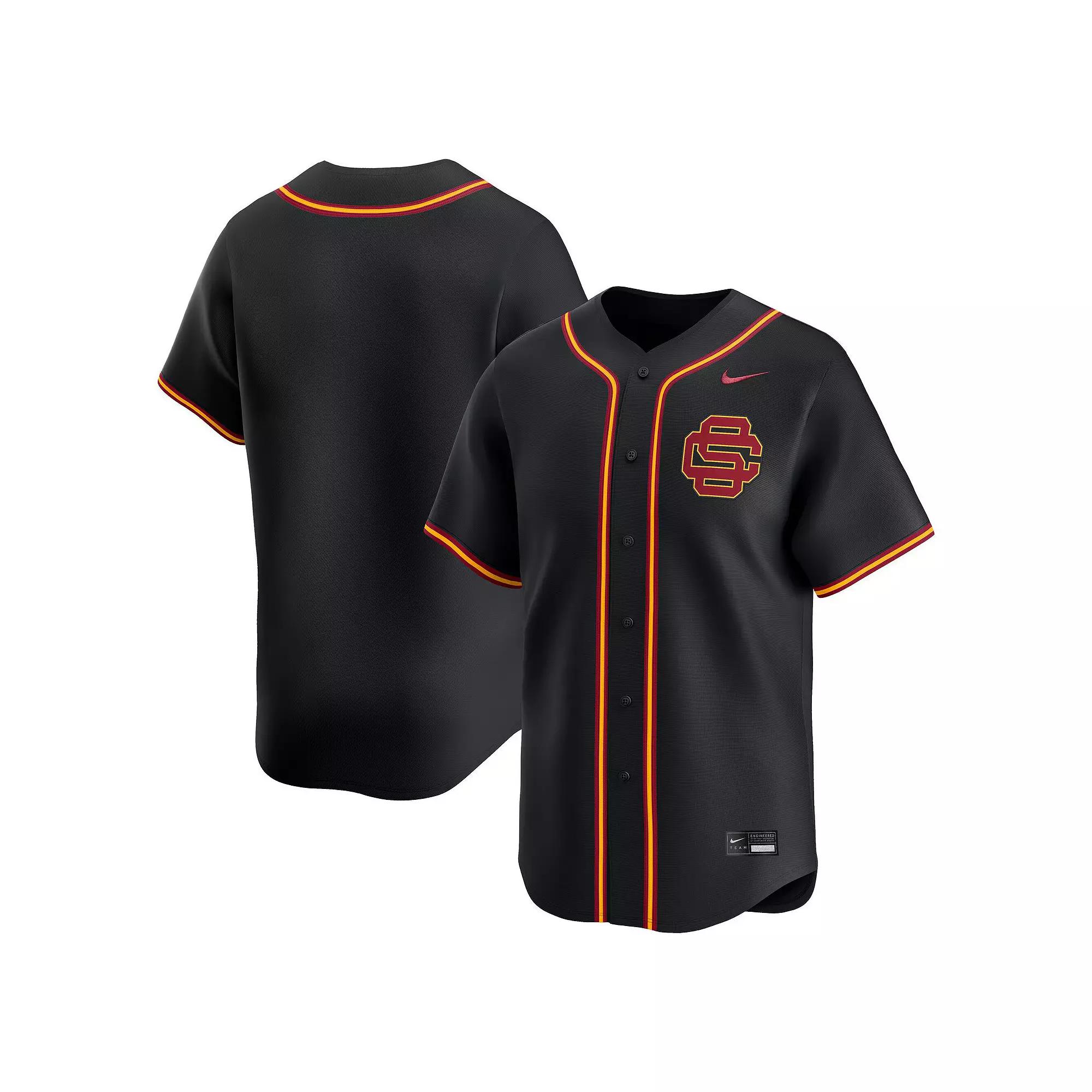 Men's Nike Black USC Trojans College Limited Baseball Jersey,  Product Image