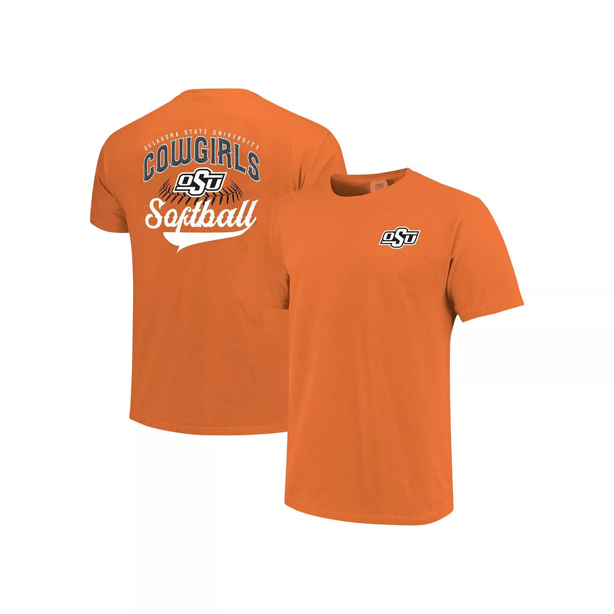 Men's Orange Oklahoma State Cowboys Softball Walk Off T-Shirt, Size: Large Product Image