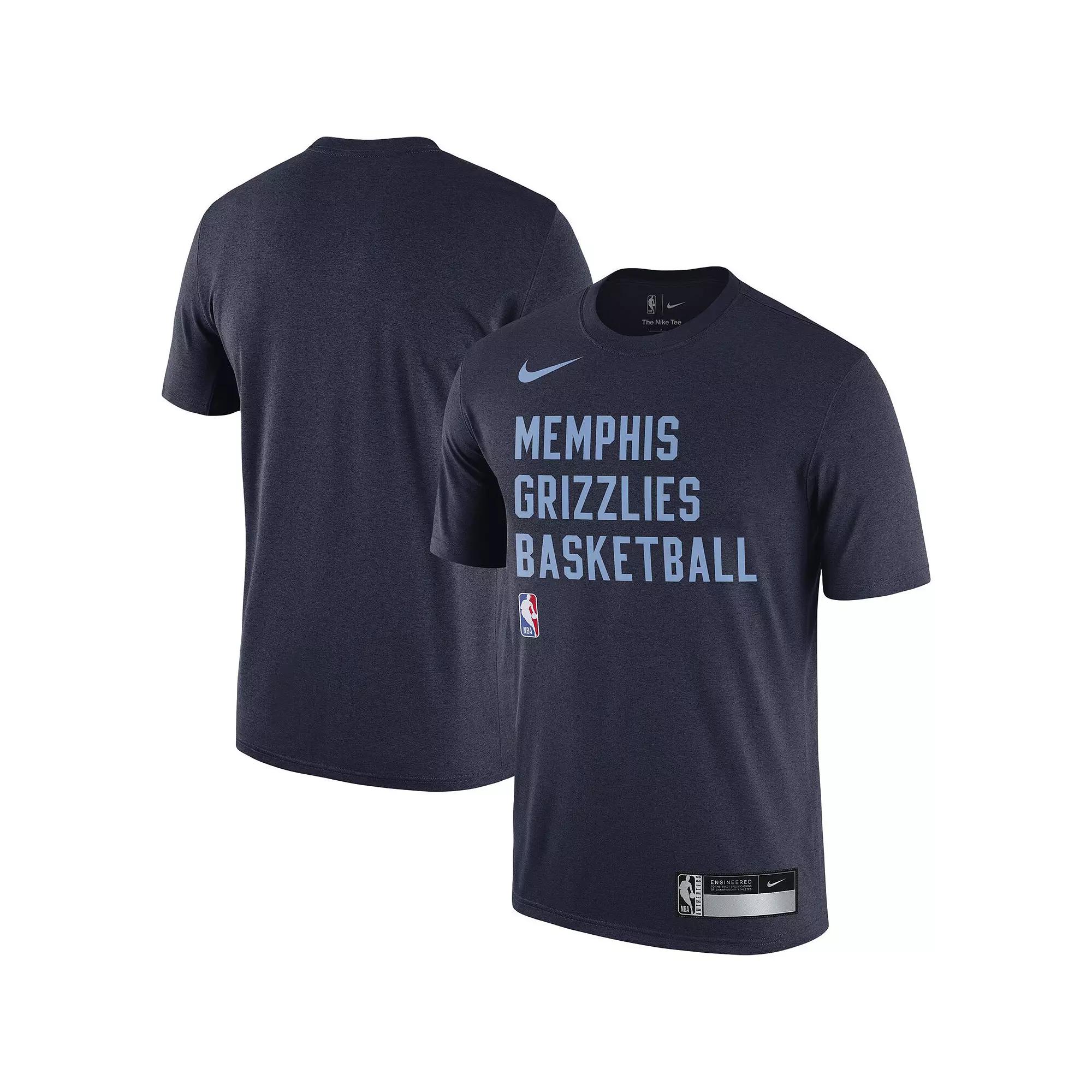 Men's Nike Navy Memphis Grizzlies 2023/24 Sideline Legend Performance Practice T-Shirt,  Product Image
