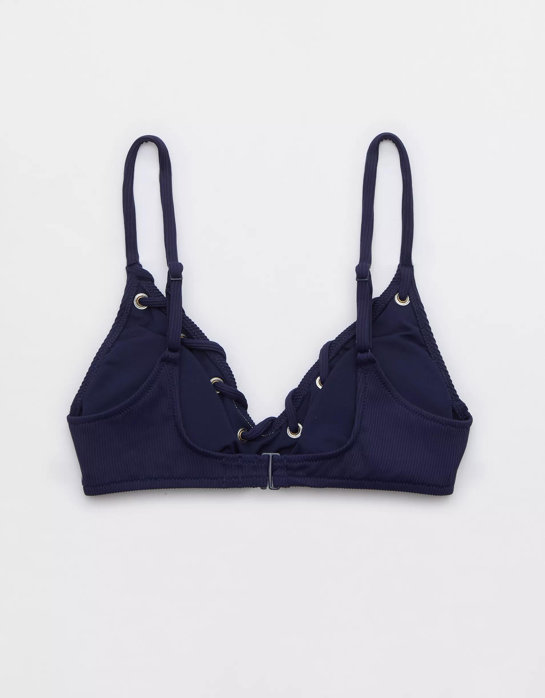 Aerie Ribbed Voop Bikini Top Product Image