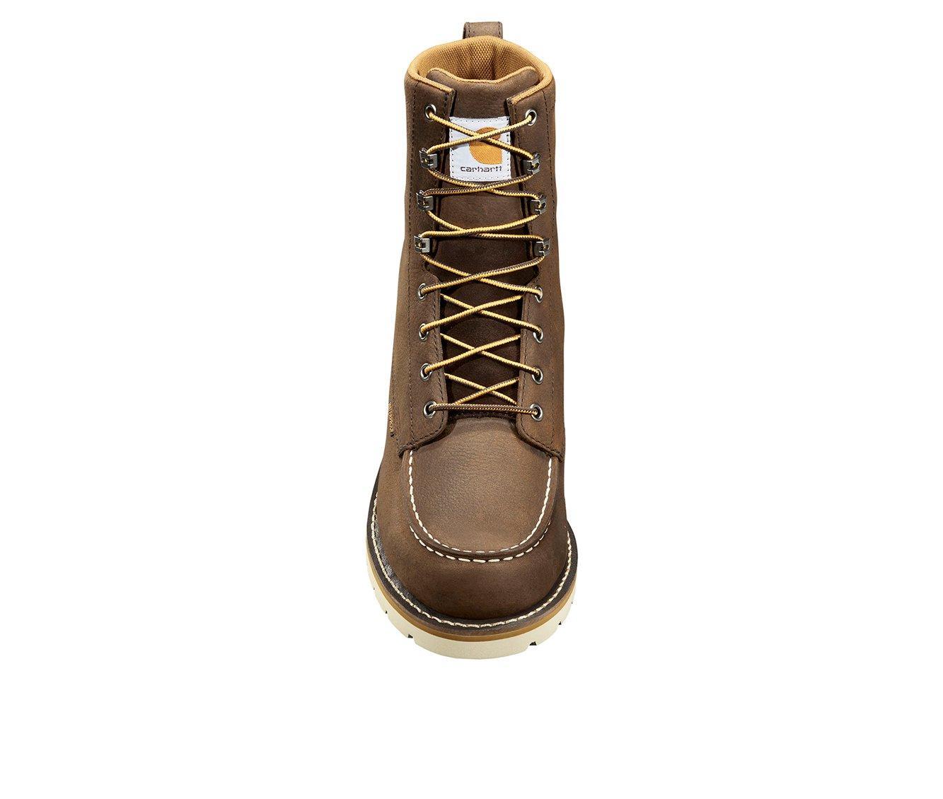 Men's Carhartt FW8095 WP MOC Wedge 8" Soft Toe Work Boots Product Image