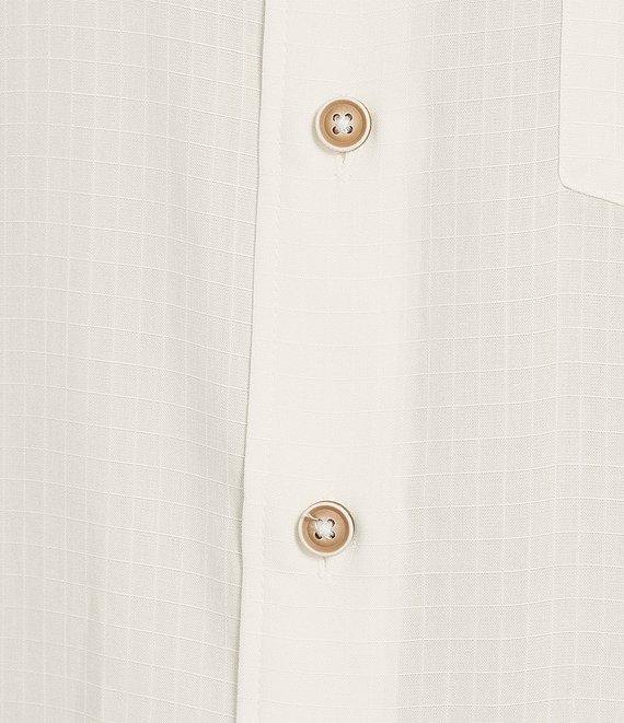 Roundtree & Yorke Short Sleeve Ribstop Solid Sport Shirt Product Image