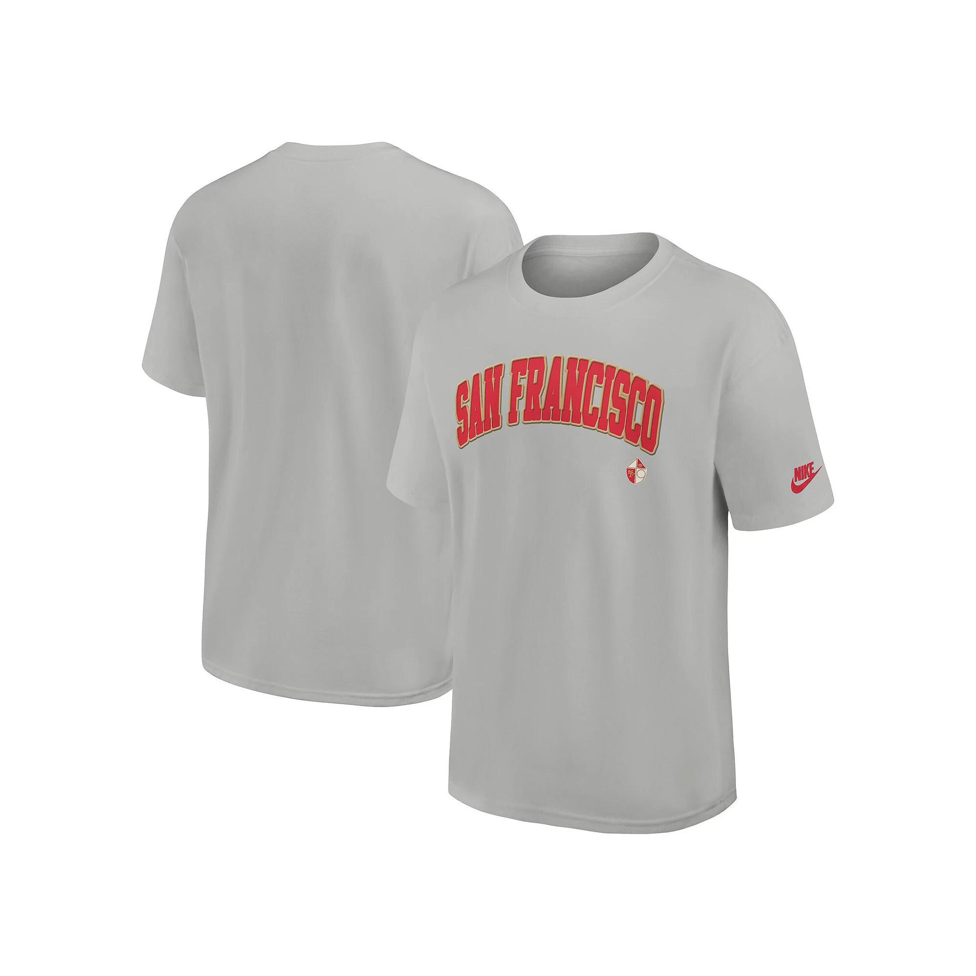 Men's Nike Gray Houston Oilers Rewind Statement Max90 T-Shirt,  Product Image