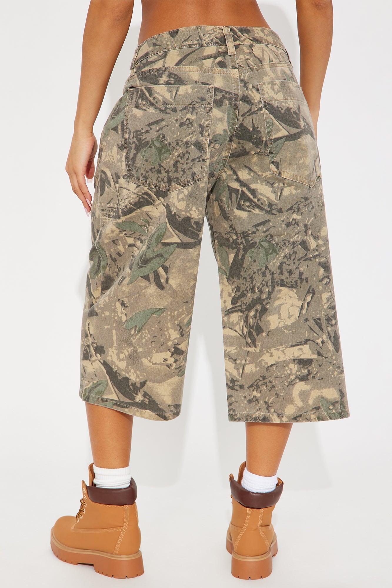 Next Level Tree Camo Bermuda Short - Khaki/combo Product Image
