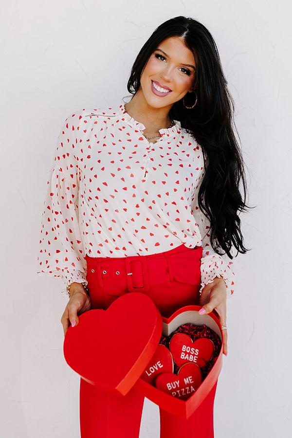 Heart On The Line Shift Top Product Image