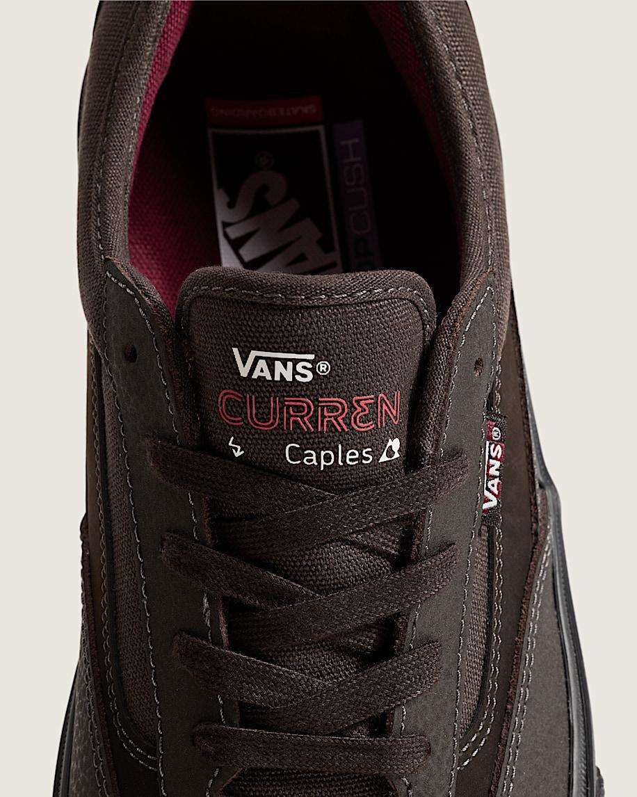 Skate Curren Caples Shoe in Dark Brown| Vans US Product Image