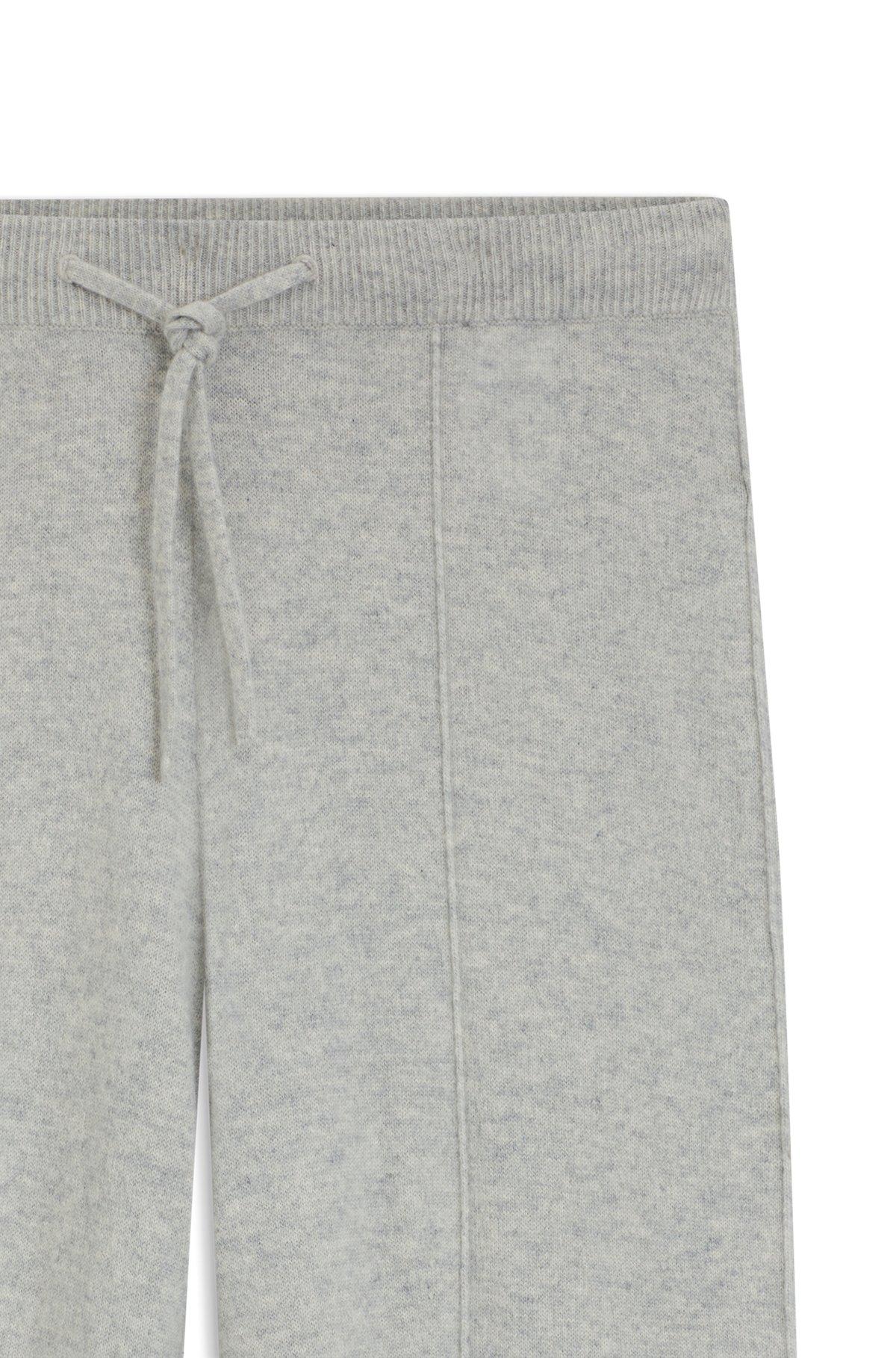 Tapered-fit track pants in cashmere Product Image