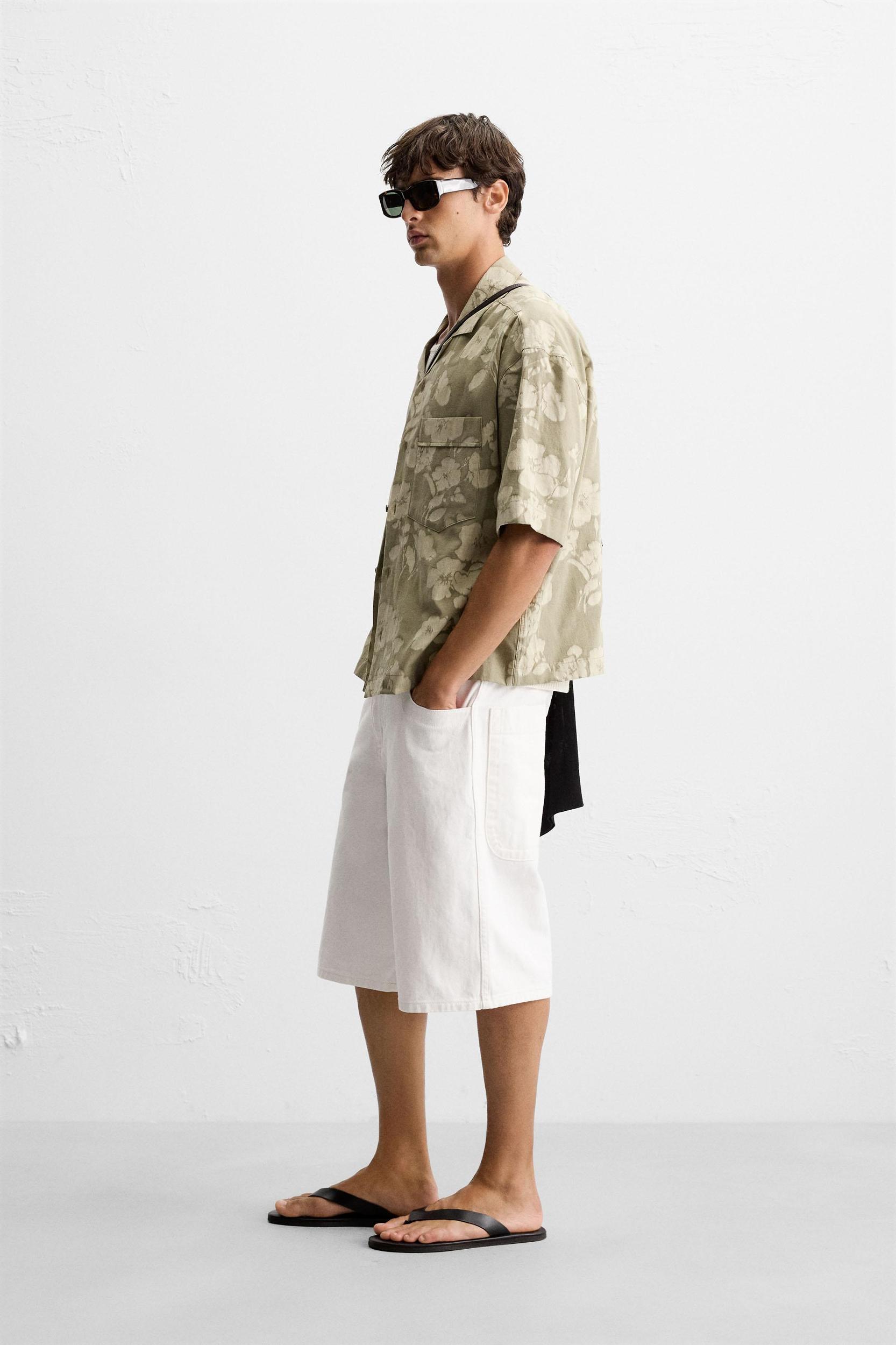 JACQUARD FLORAL SHIRT Product Image