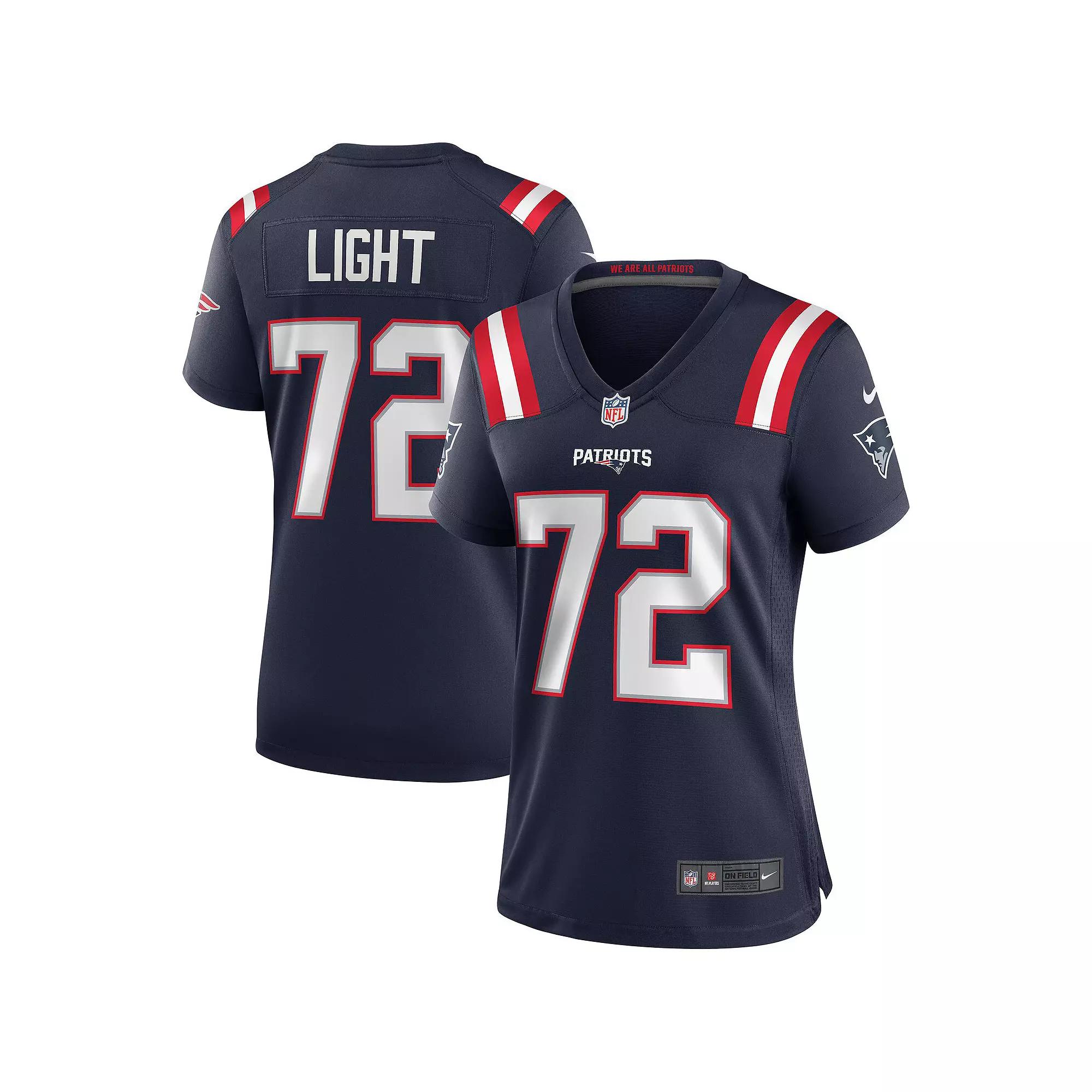 Women's Nike Matt Light Navy New England Patriots Game Retired Player Jersey,  Product Image