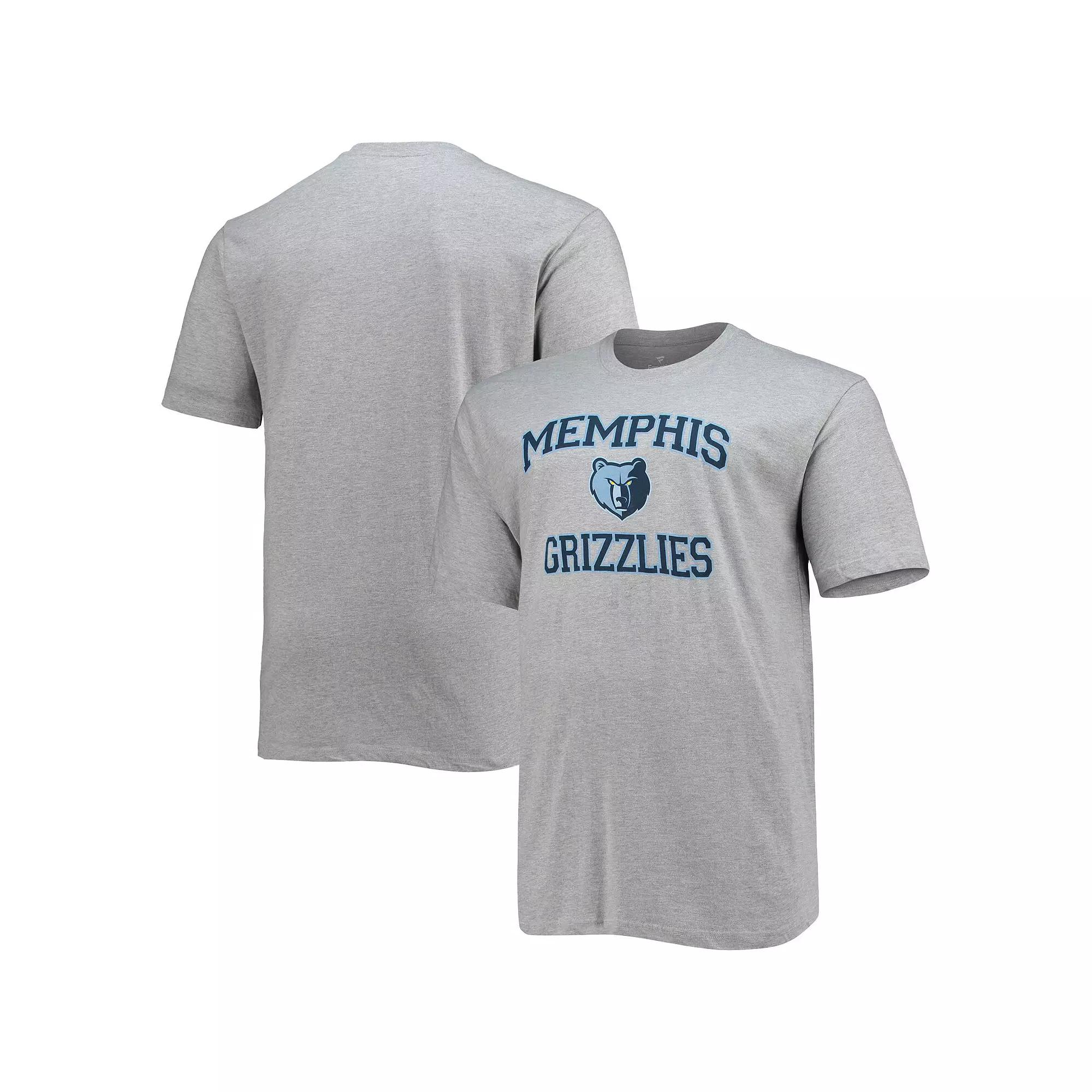 Men's Heathered Gray Memphis Grizzlies Big & Tall Heart & Soul T-Shirt,  Product Image