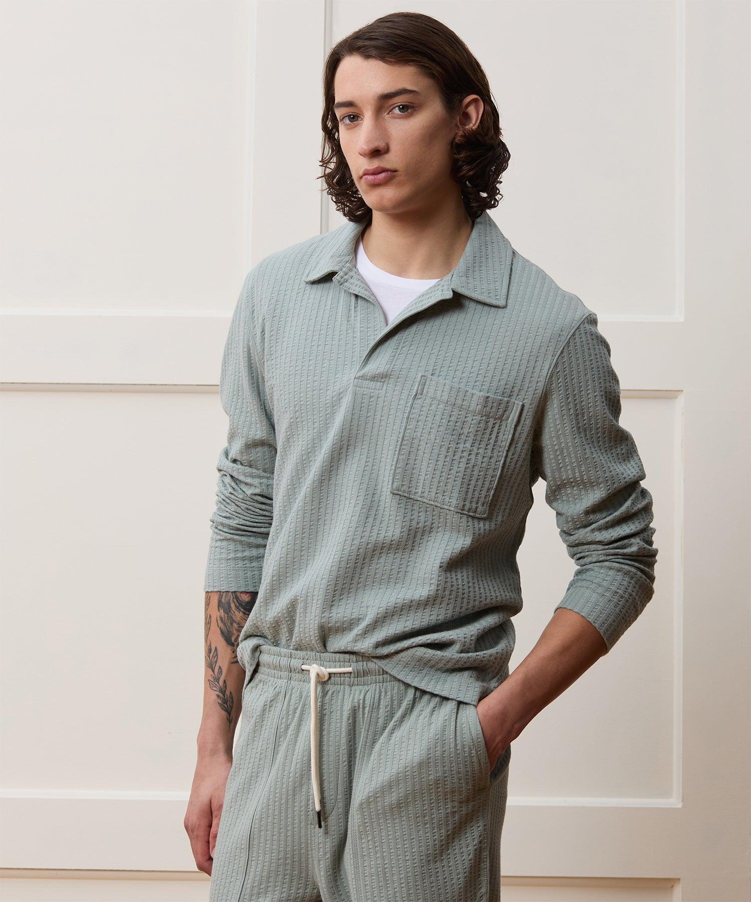 Seersucker Montauk Polo Product Image