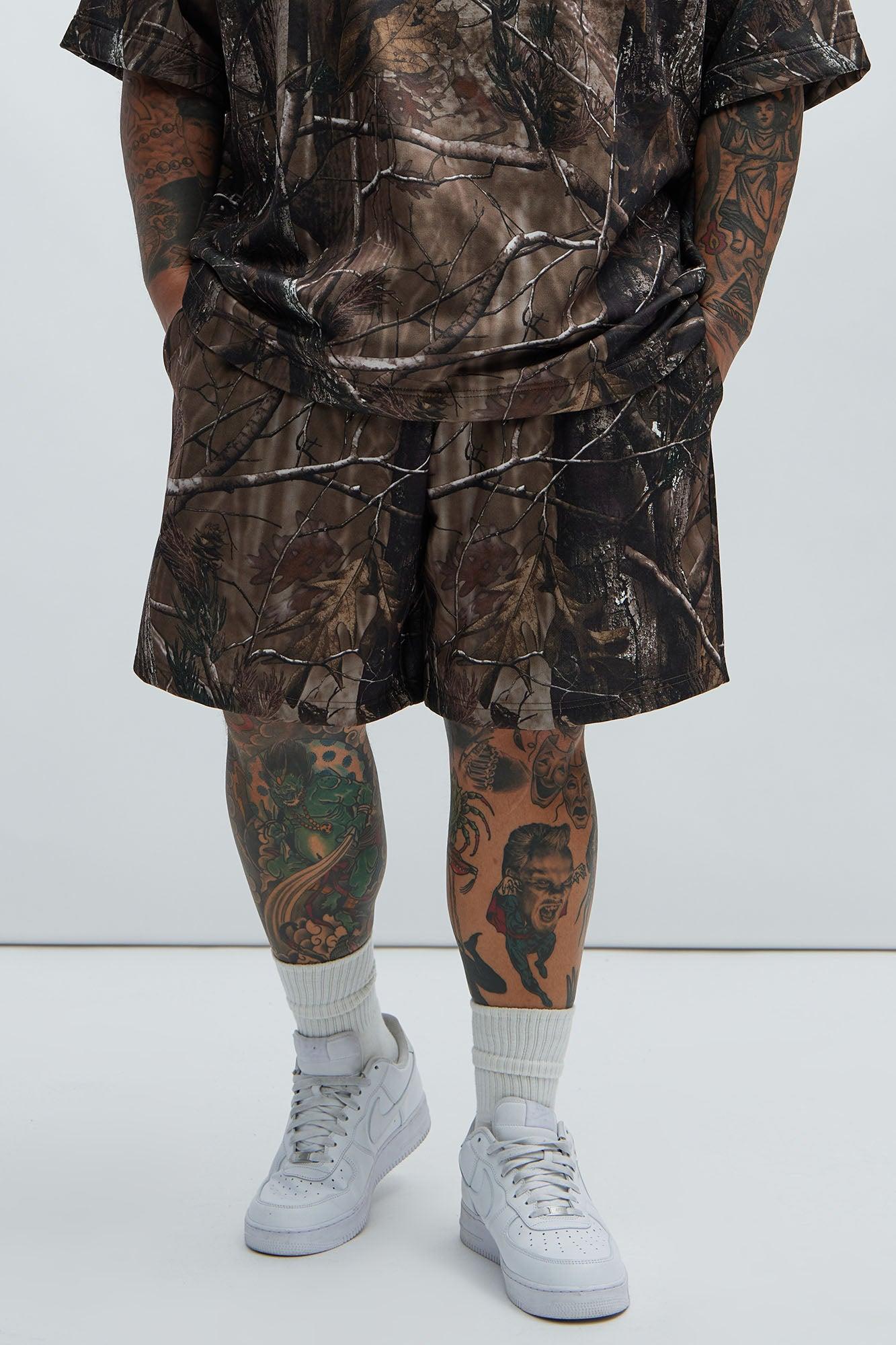 Kyal Relaxed Shorts - Camouflage Product Image