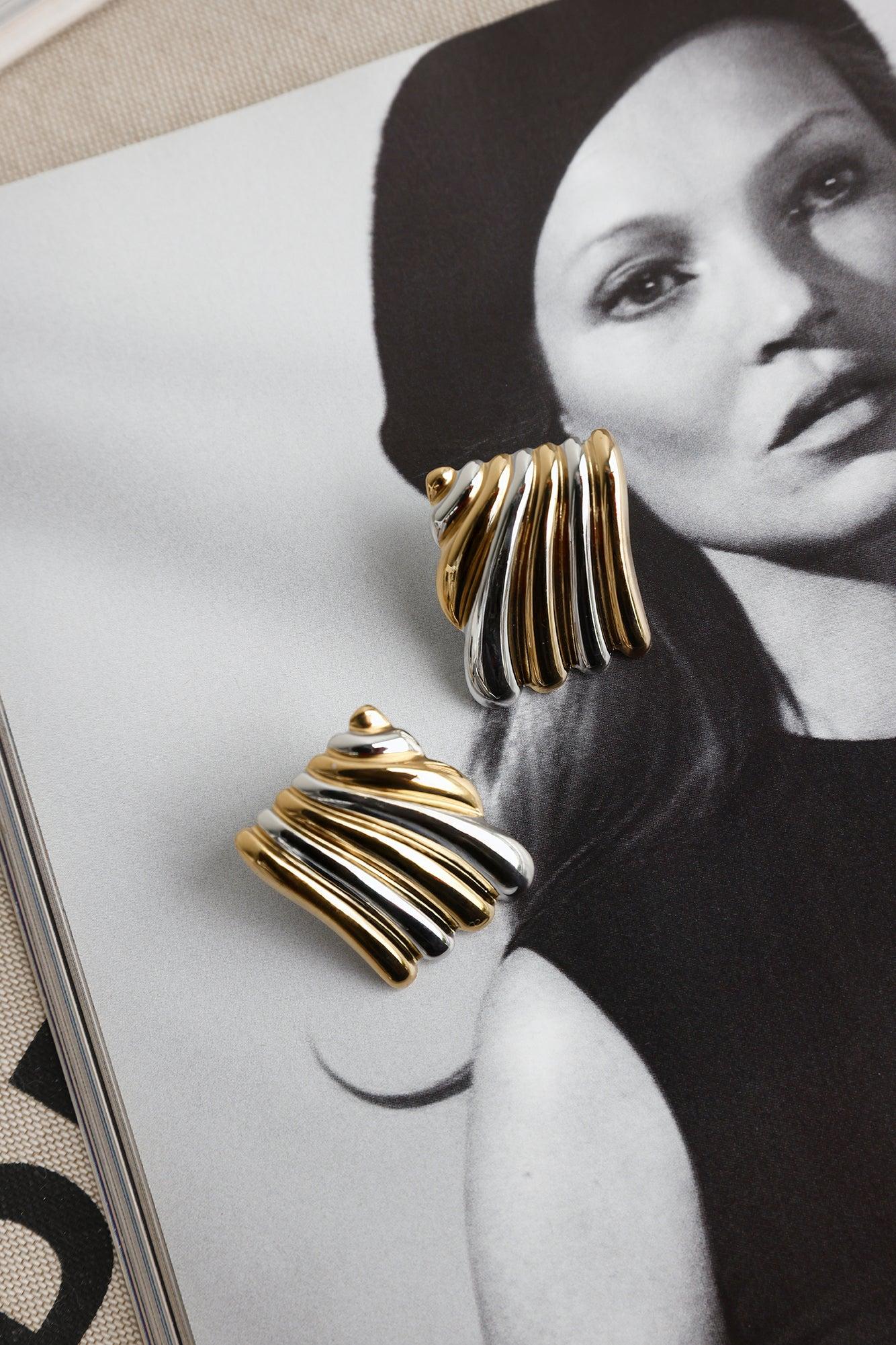 Behind The Scenes Earrings Gold Product Image