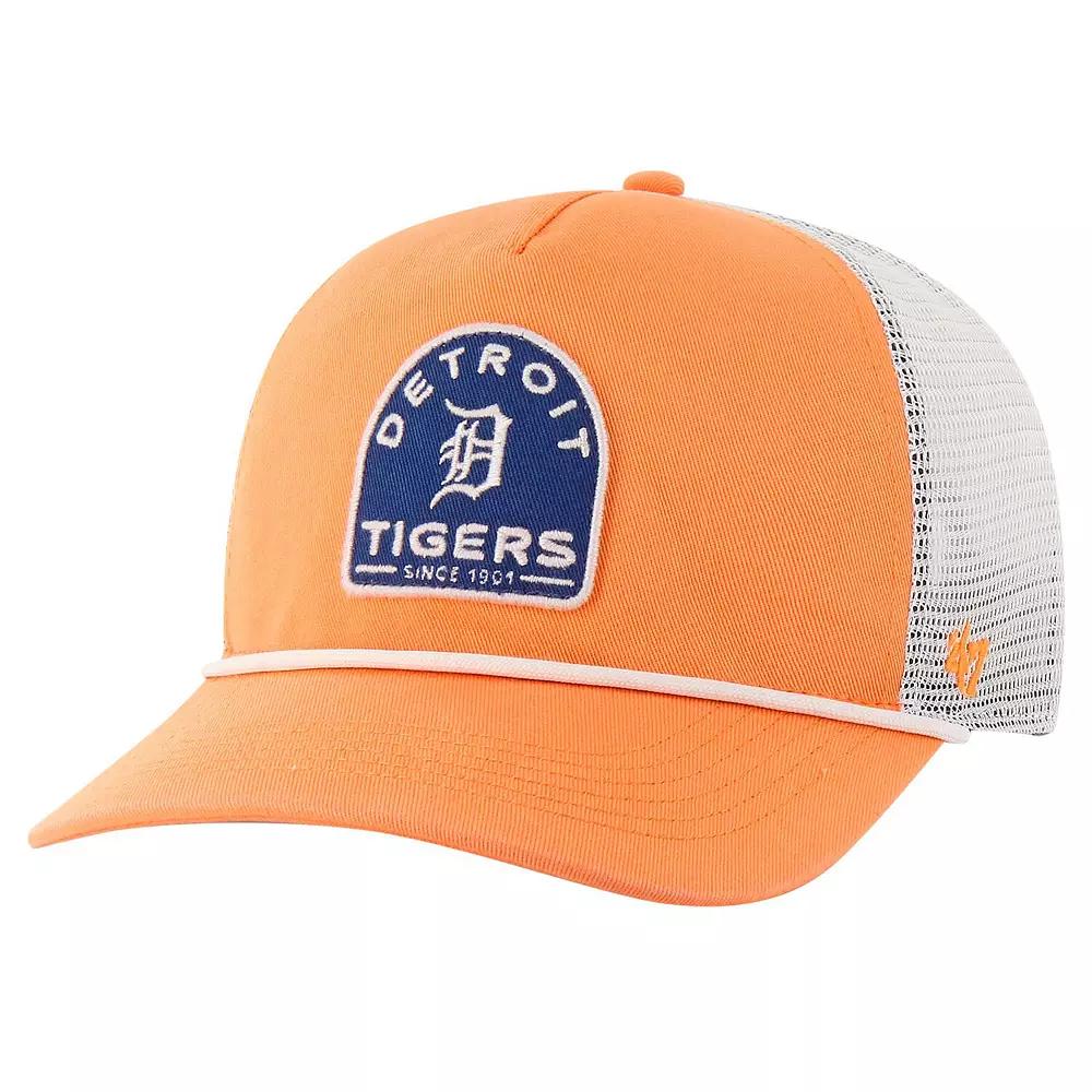 Men's '47 Orange Detroit Tigers Cypress Trucker Hitch Adjustable Hat Product Image