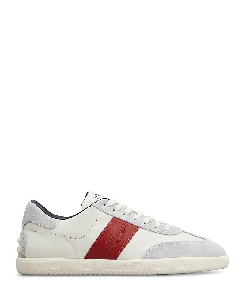 Tods Mens Tabs Leather Sneakers Product Image