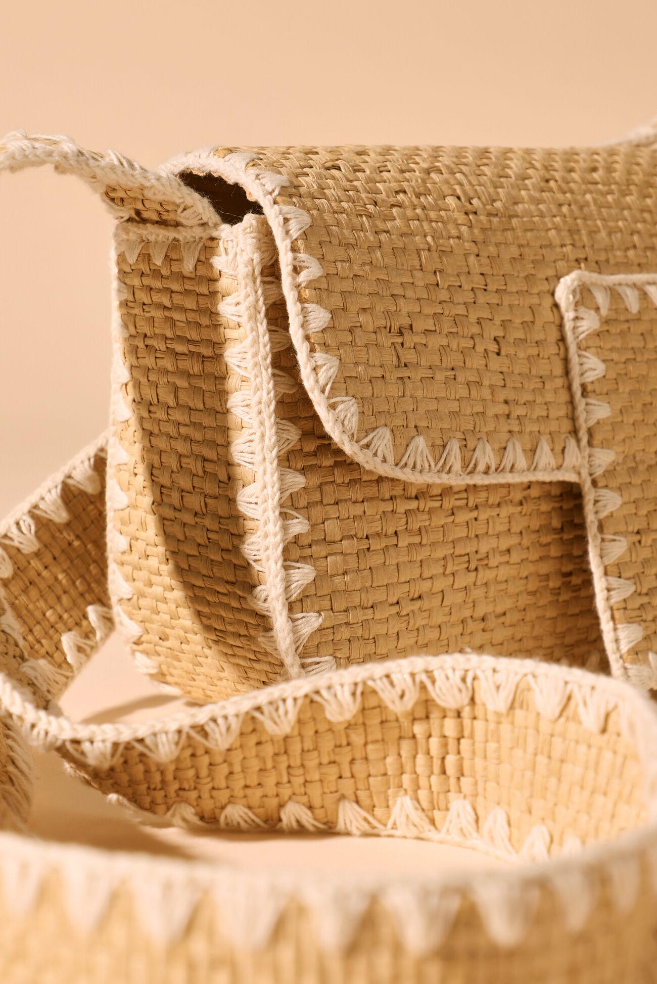 Woven Picnic Crossbody Bag Product Image