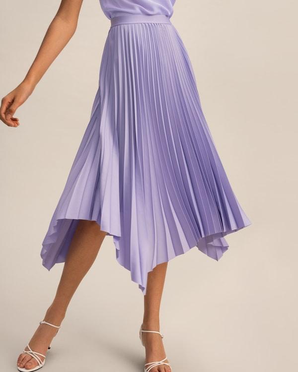 Pleated Handkerchief Skirt Product Image