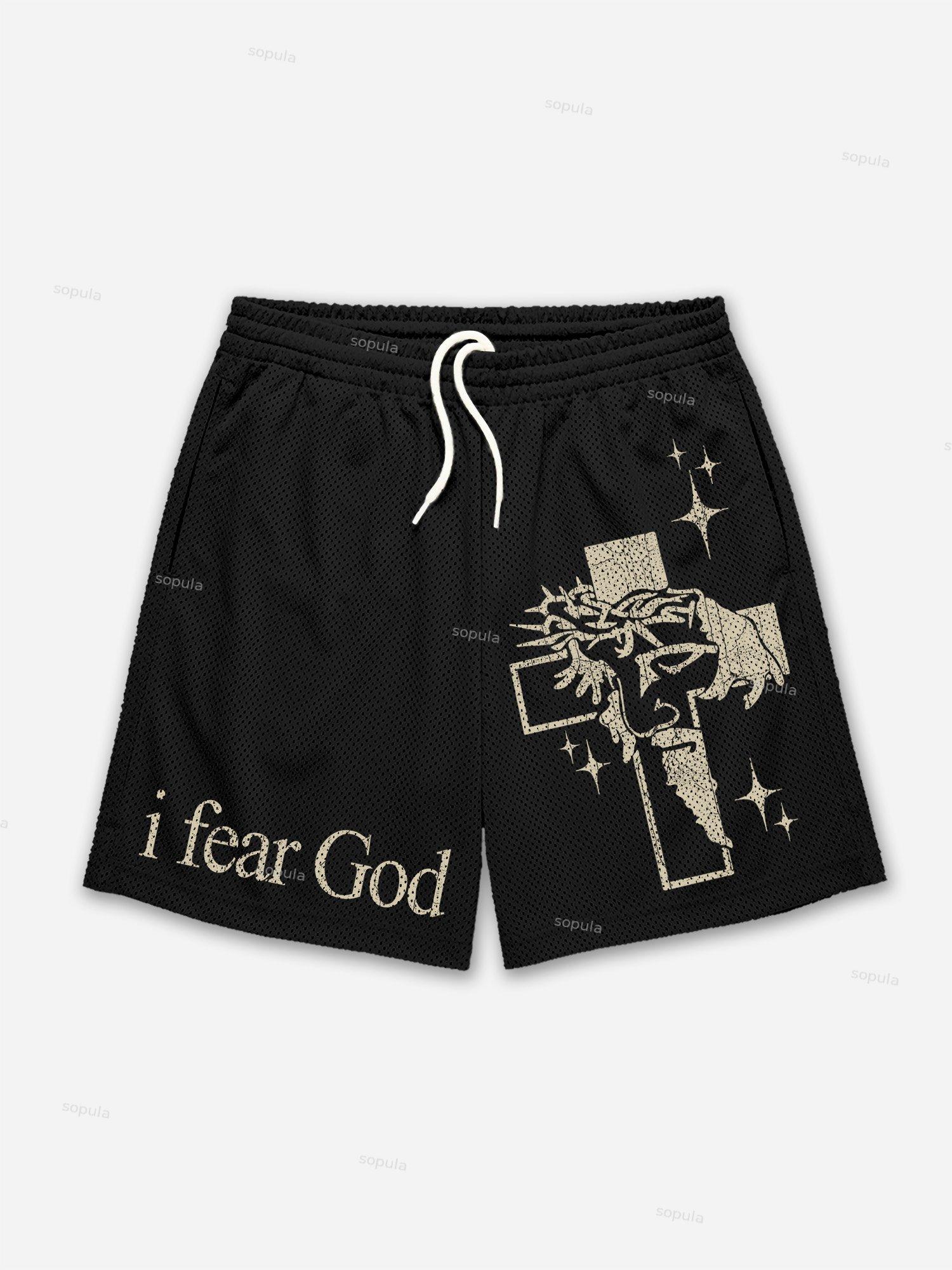 I Fear God Print Mesh Shorts Product Image