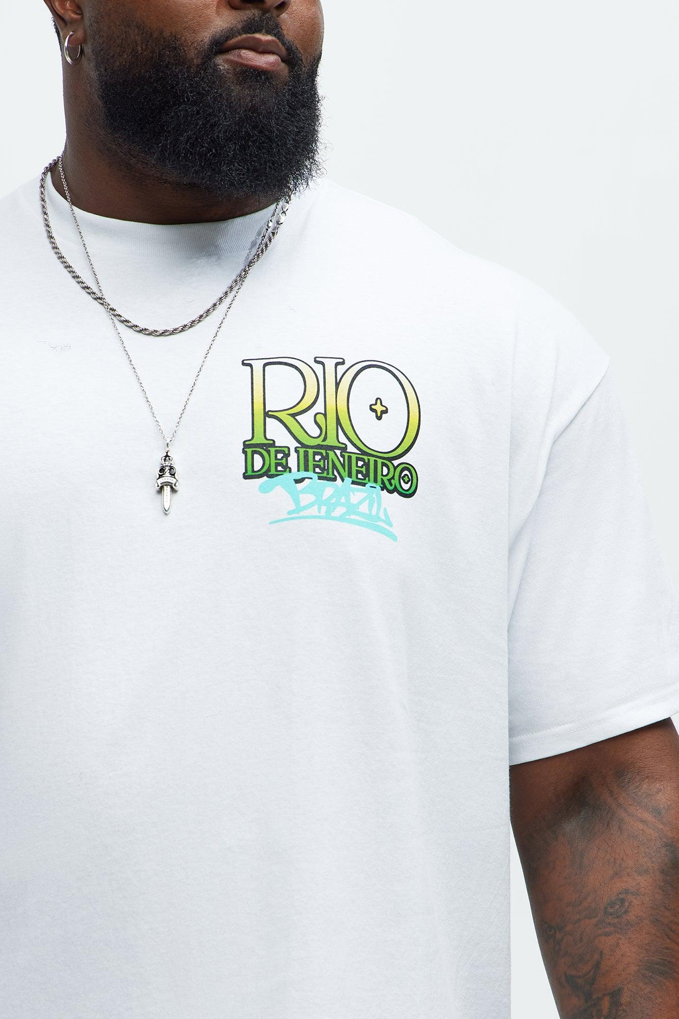 Rio De Jeneiro Short Sleeve Tee - White Product Image