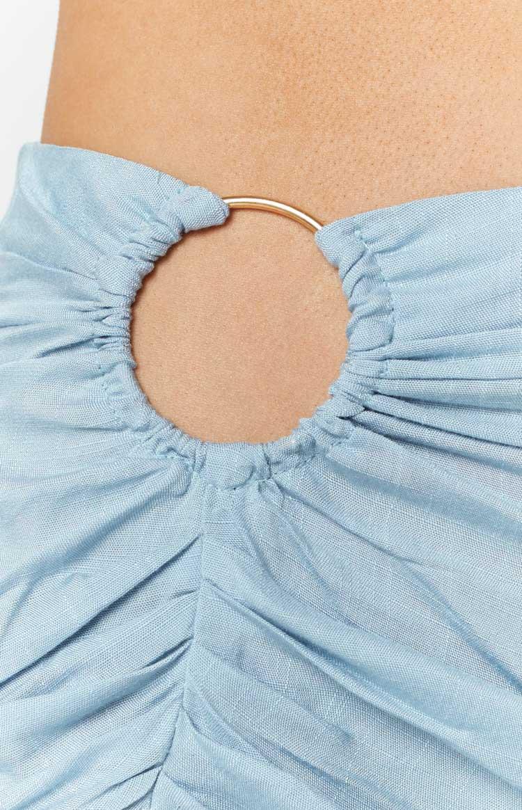 Malaney Blue Mini Skirt Product Image