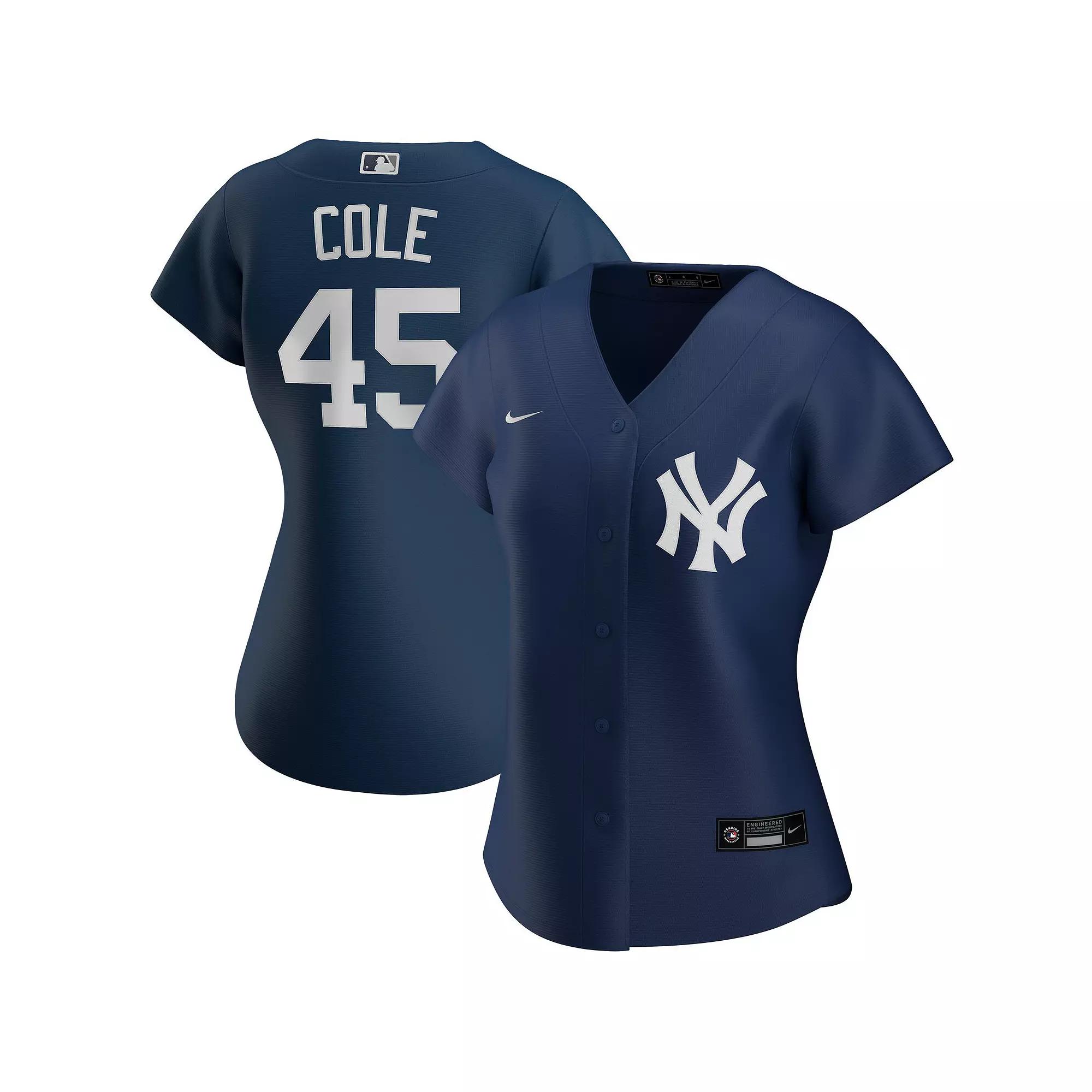 Women's Nike Gerrit Cole Navy New York Yankees Alternate Replica Player Jersey,  Product Image