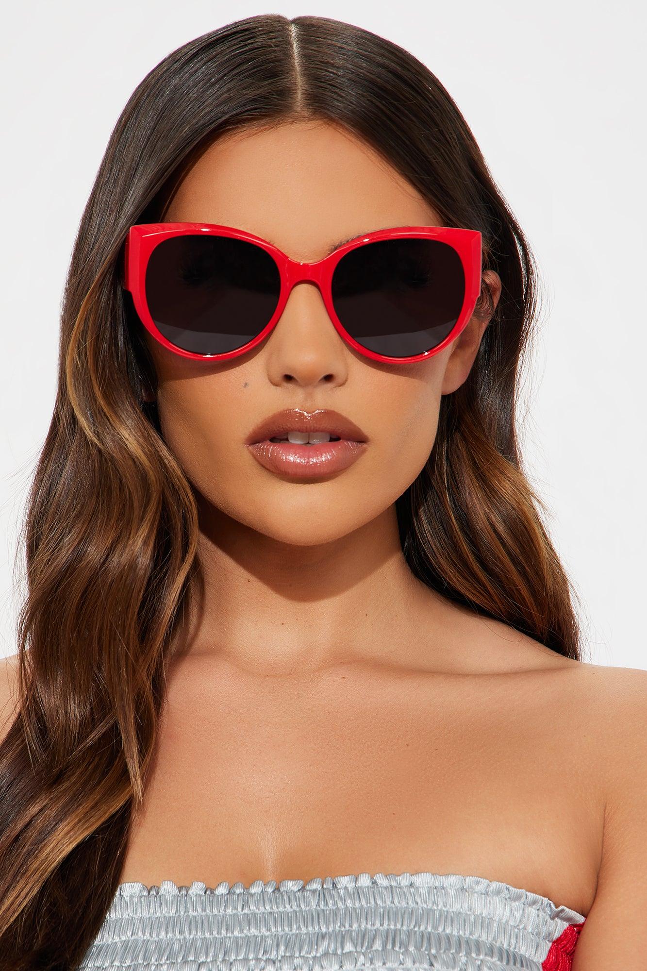 Love Is Blinding Sunglasses - Red Product Image