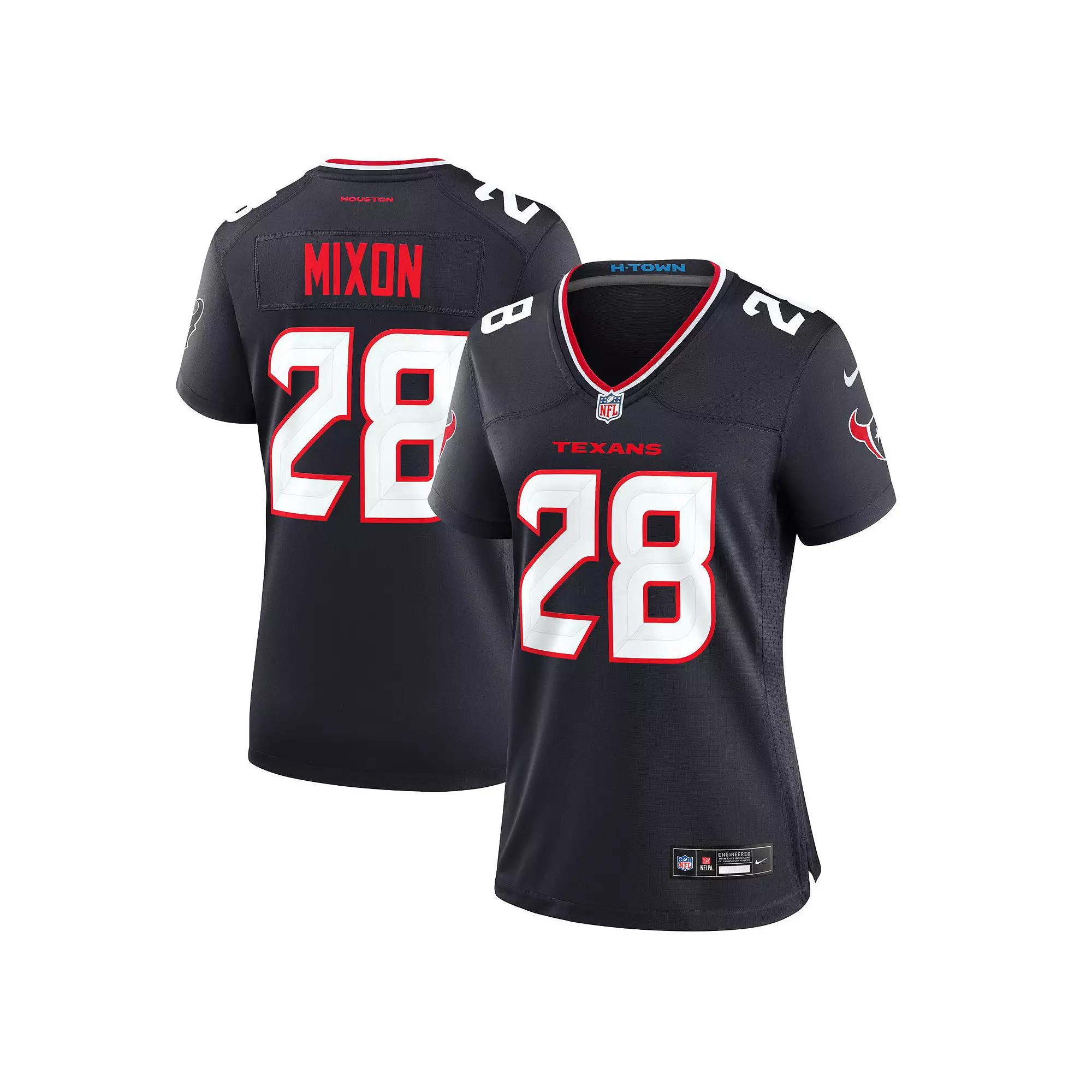 Women's Nike Joe Mixon Navy Houston Texans Game Jersey,  Product Image