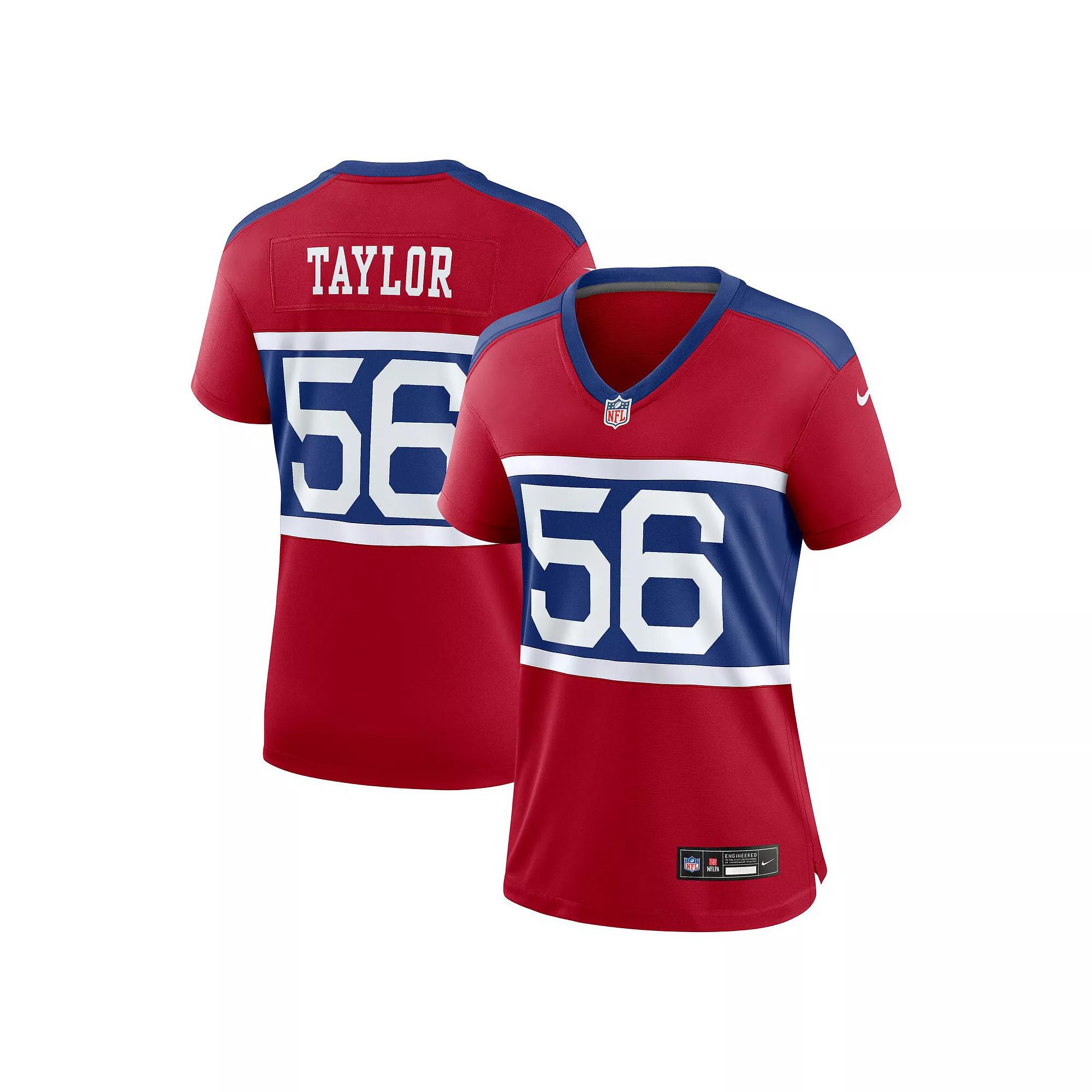 Women's Nike Lawrence Taylor Century Red New York Giants Alternate Retired Player Game Jersey,  Product Image