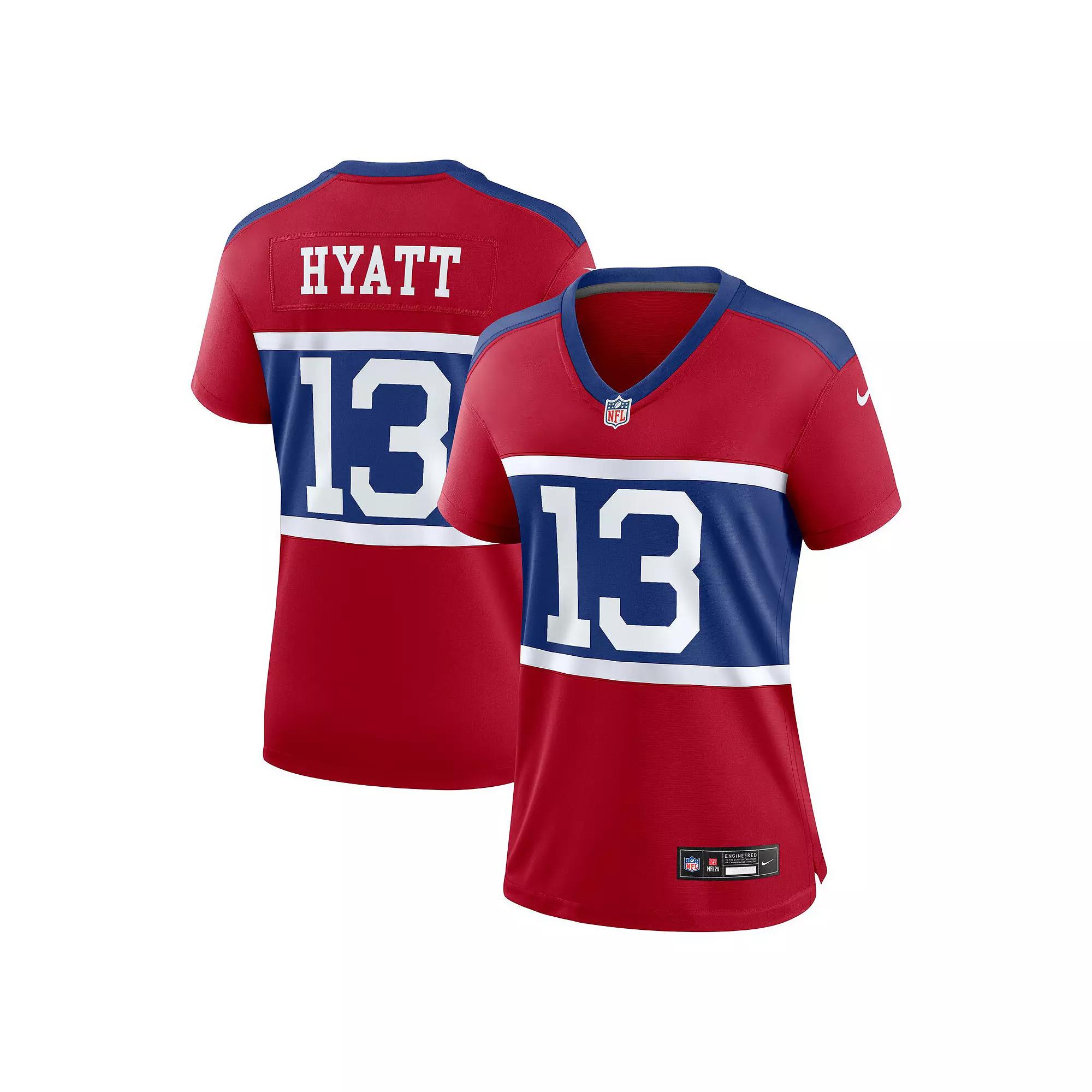 Women's Nike Jalin Hyatt Century Red New York Giants Alternate Player Game Jersey,  Product Image
