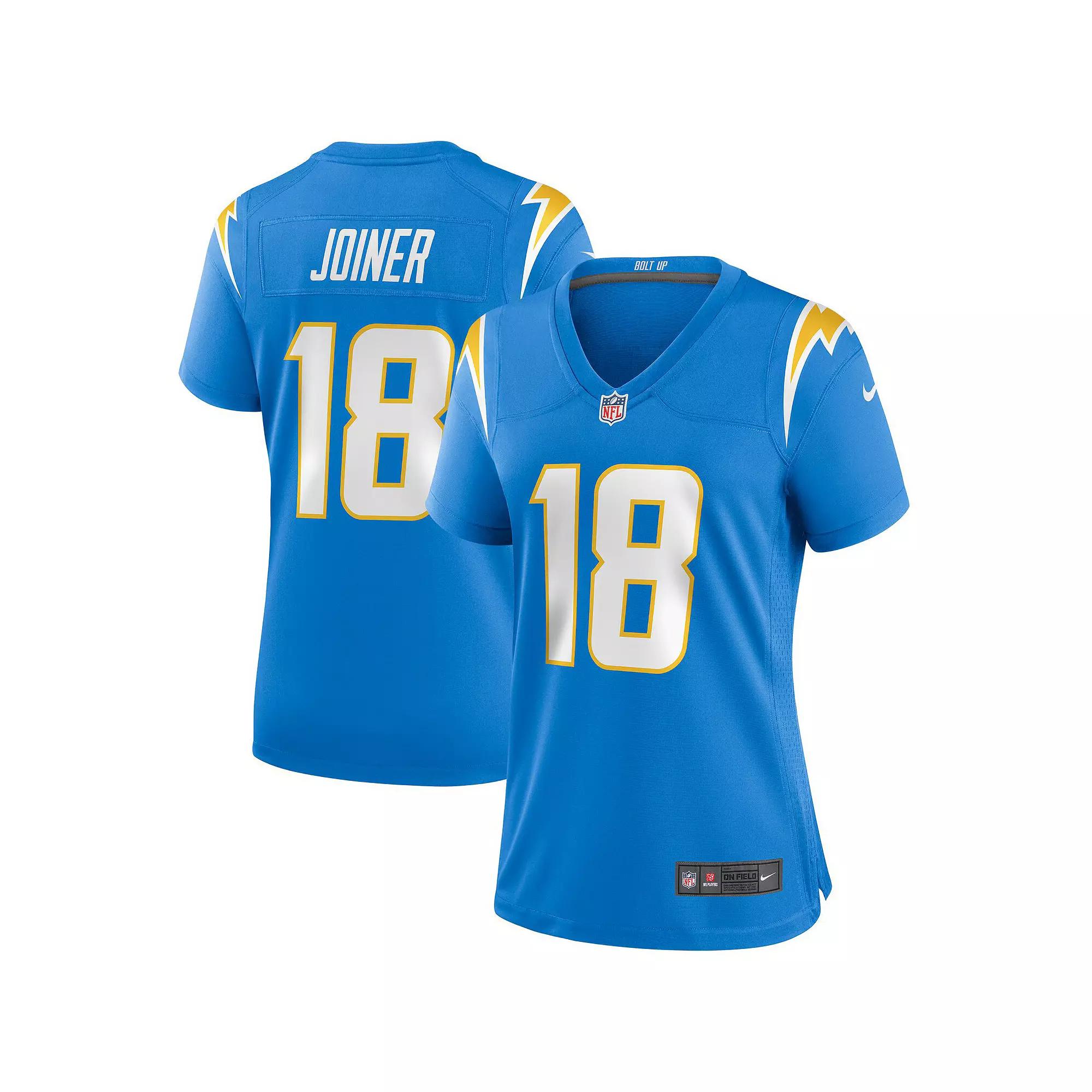 Women's Nike Charlie Joiner Powder Blue Los Angeles Chargers Game Retired Player Jersey, Size: XL, Light Product Image