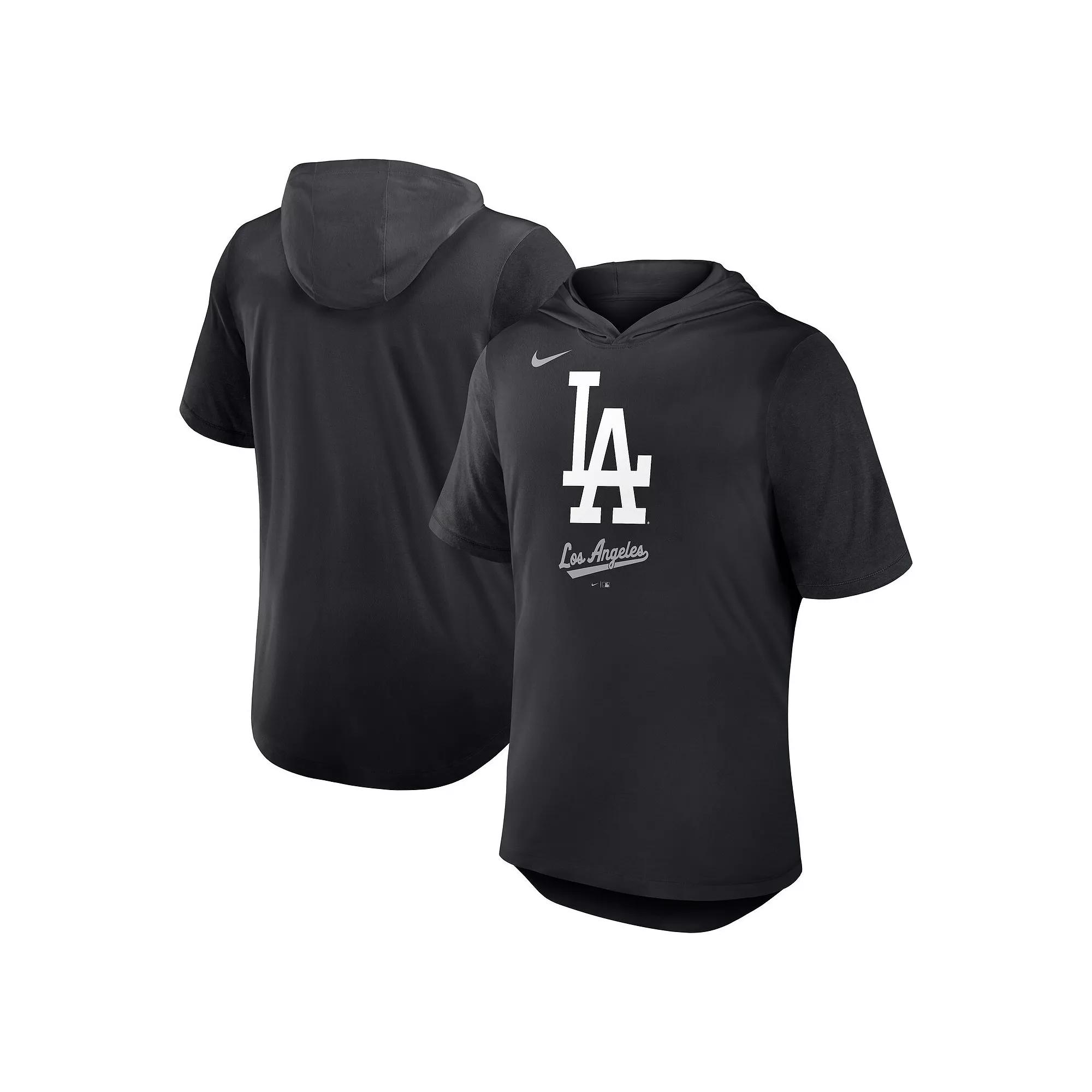 Mens Nike Los Angeles Dodgers Tri-Blend Hoodie T-Shirt Product Image