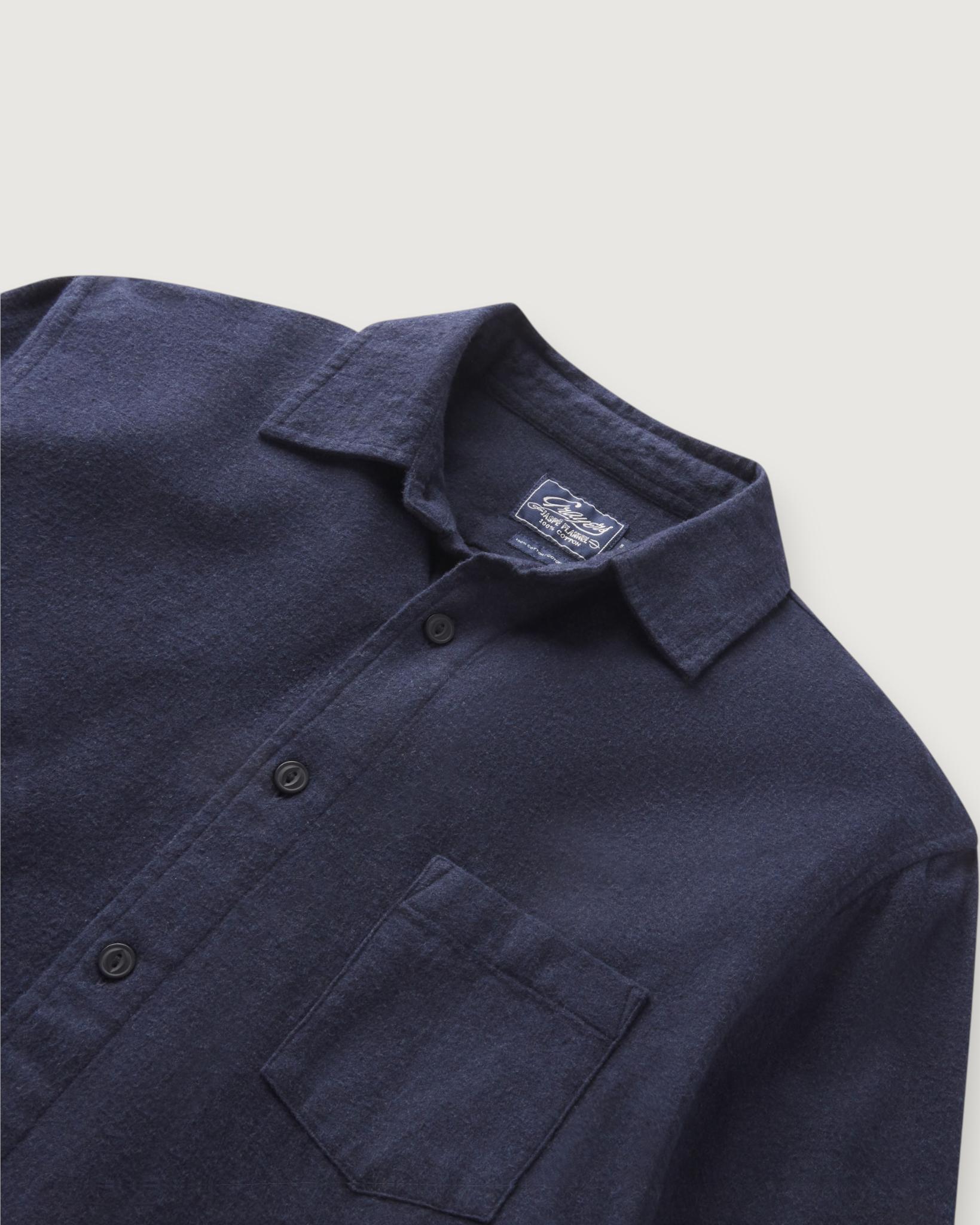 Belvedere Heather Lux Flannel - Blueberry Product Image