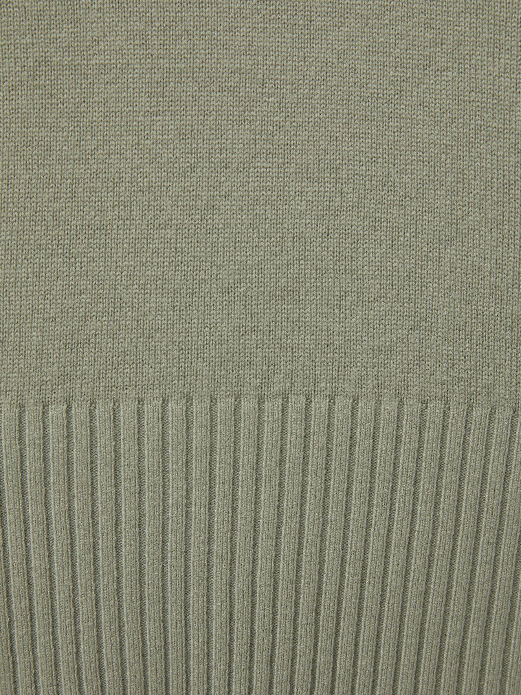 Wool Blend Drawstring Hoodie with Cashmere in Sage Product Image