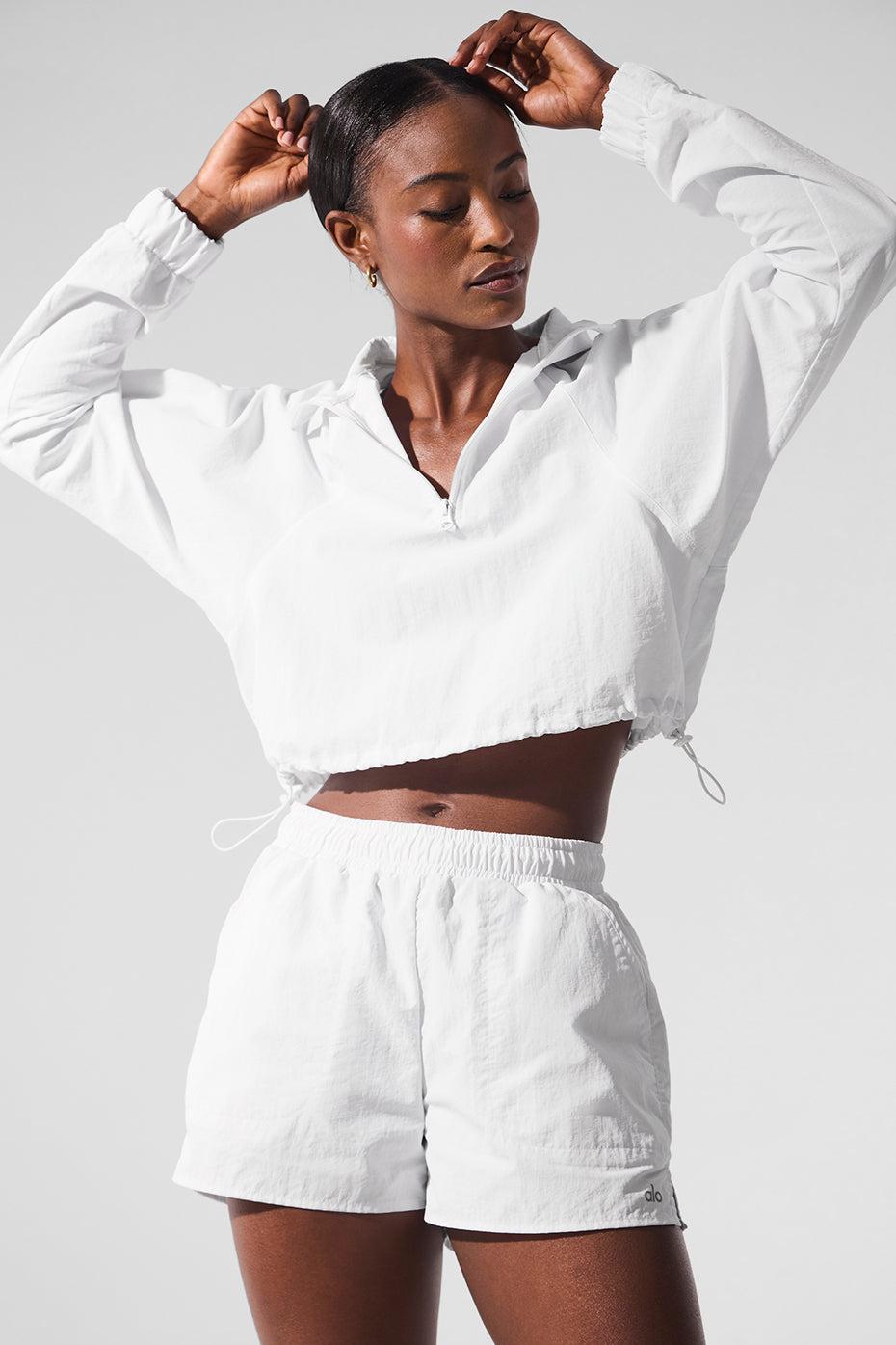 ALO | Cropped 1/4 Zip Alumni Pullover Top Size: XS Product Image