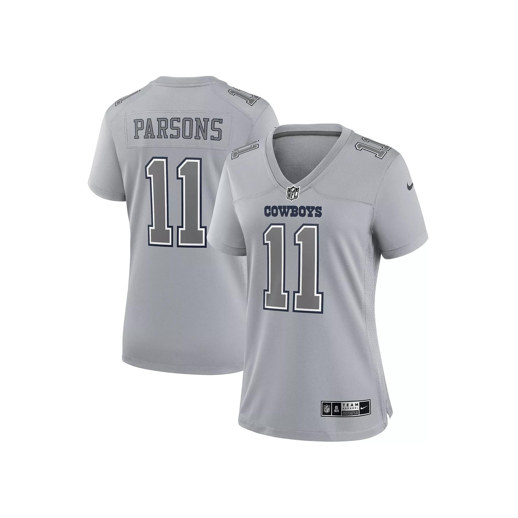 Womens Nike Micah Parsons Gray Dallas Cowboys Atmosphere Fashion Game Jersey Product Image