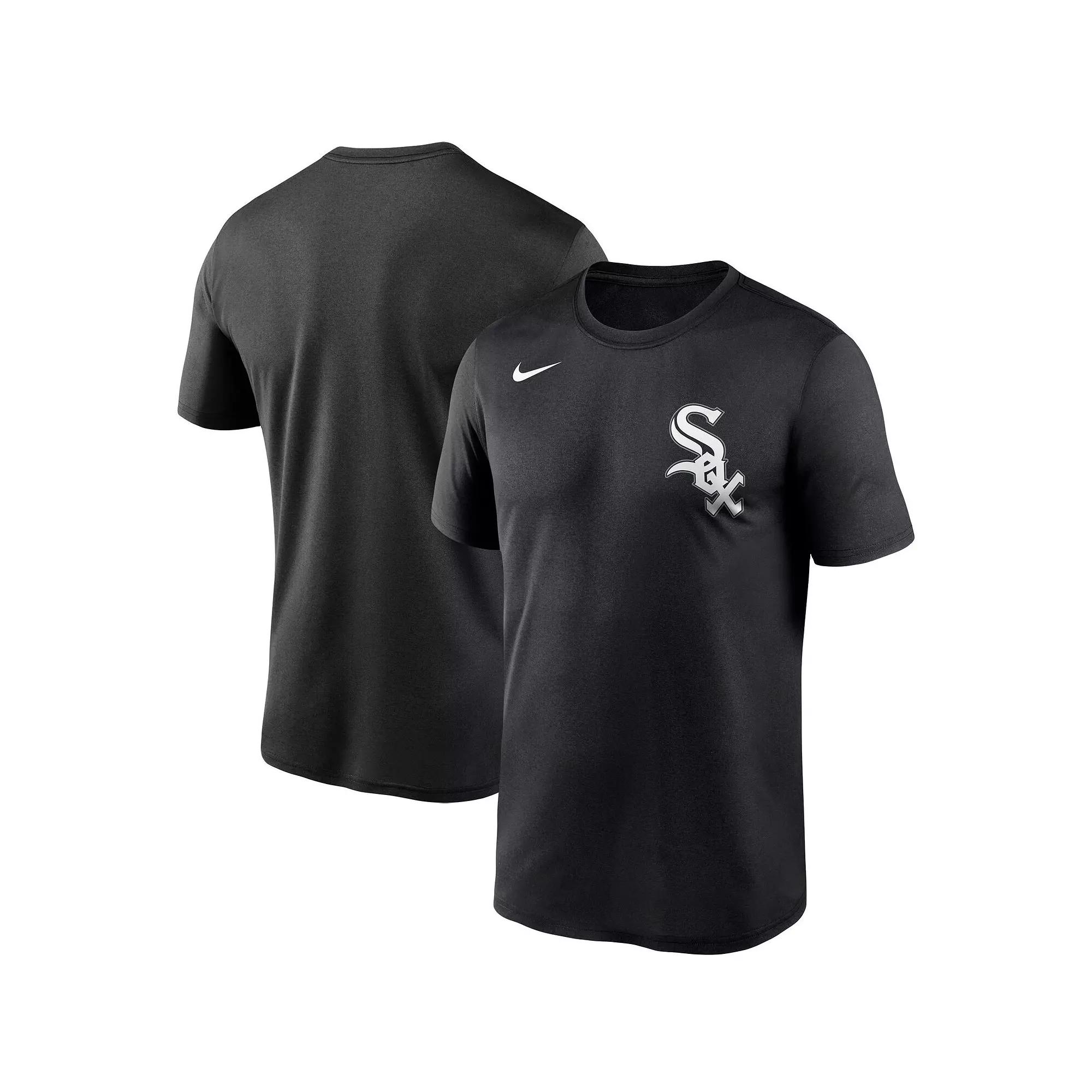 Men's Nike Black Chicago White Sox Wordmark Legend Performance T-Shirt,  Product Image