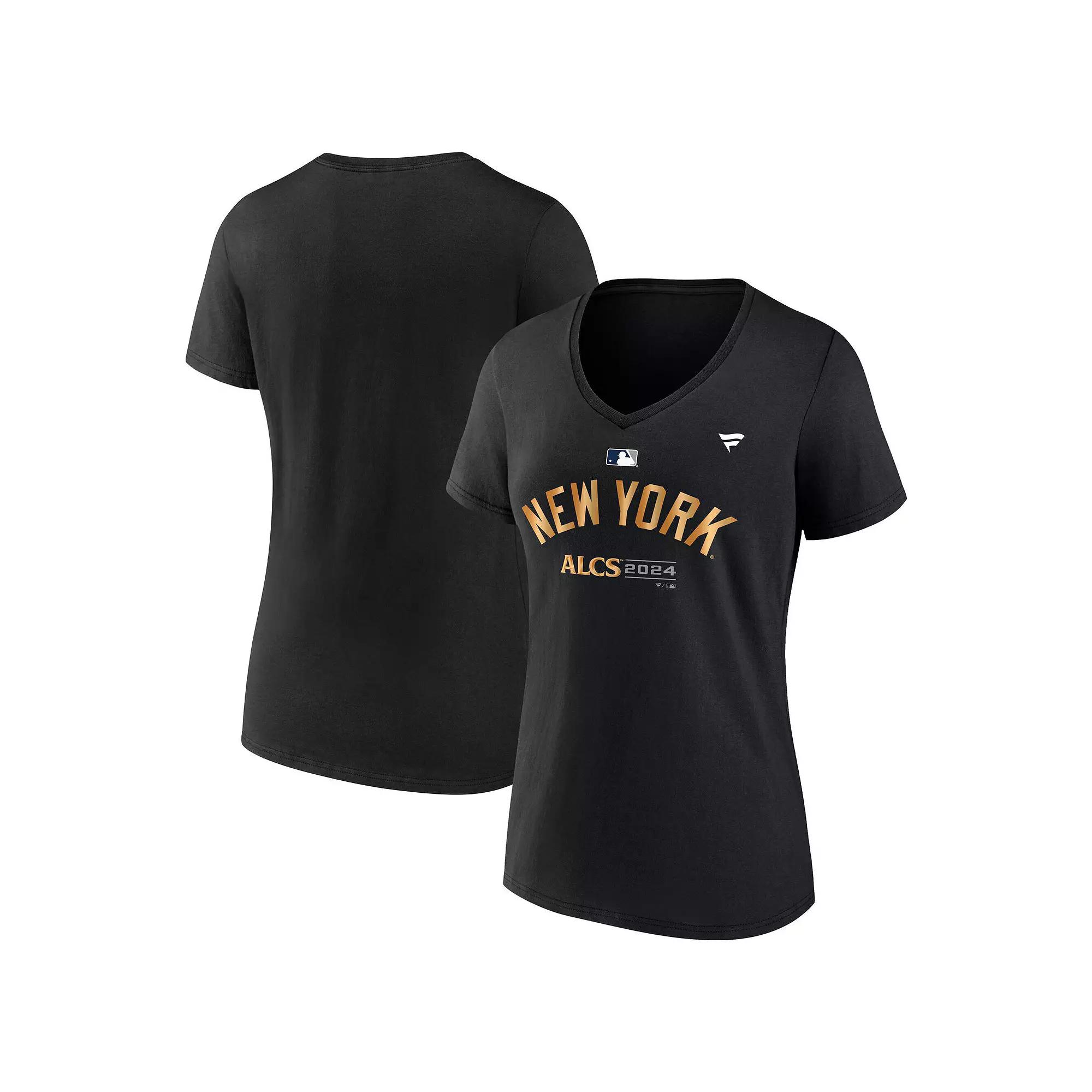 Womens Fanatics New York Yankees 2024 MLB Postseason Locker Room T-Shirt Blue Product Image