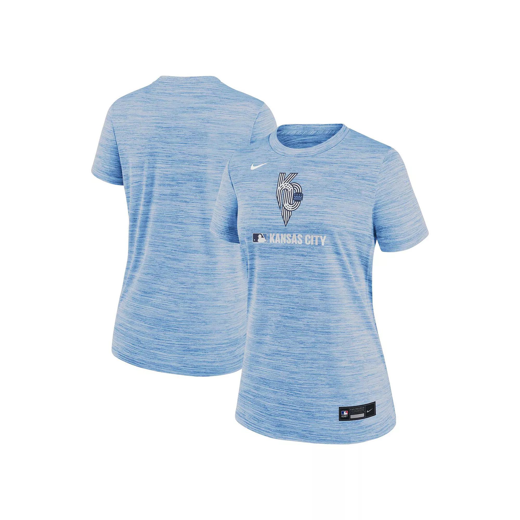 Kansas City Royals Authentic Collection City Connect Velocity Nike Women's Dri-FIT MLB T-Shirt Product Image