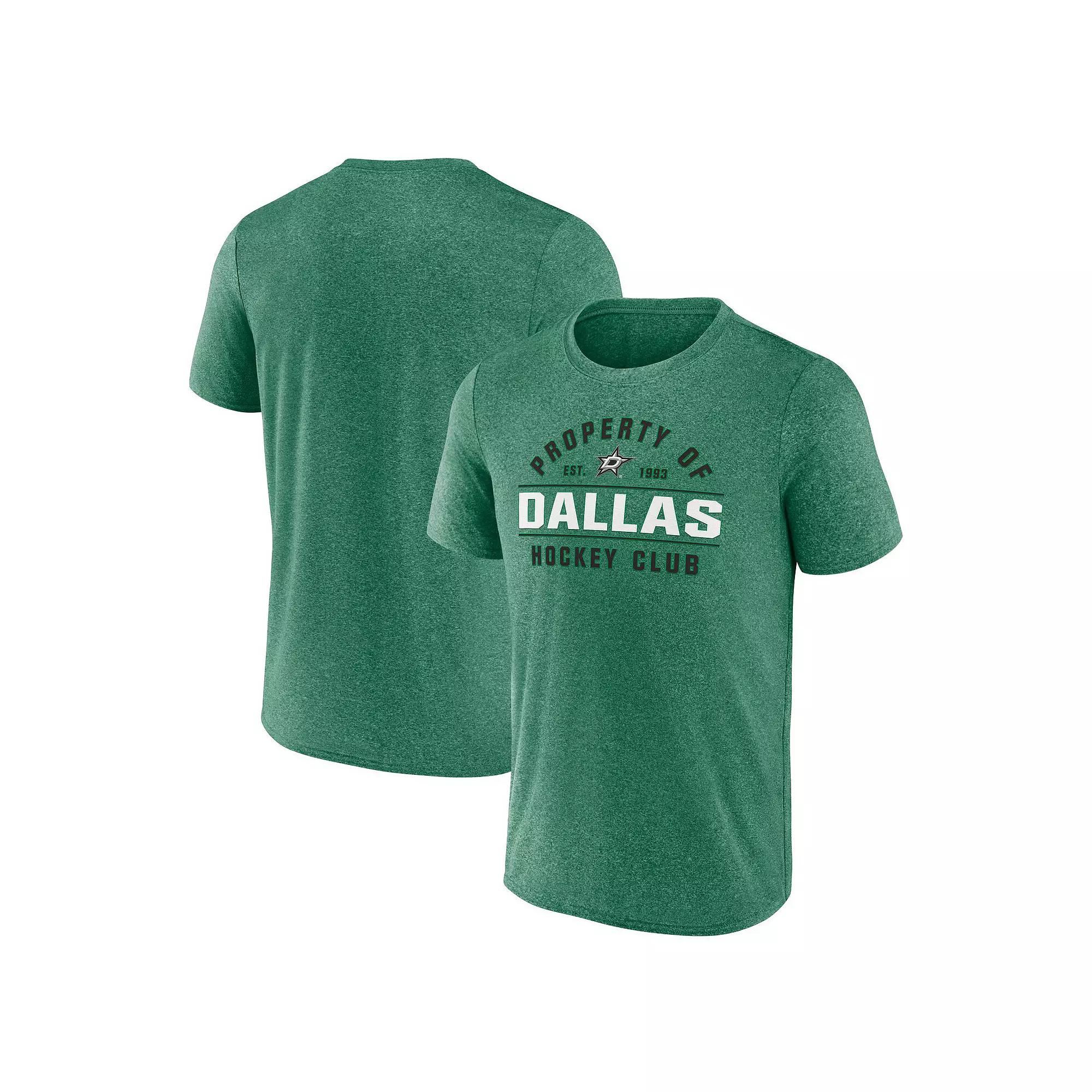 Men's Fanatics Heather Kelly Green Dallas Stars Property Of T-Shirt,  Product Image
