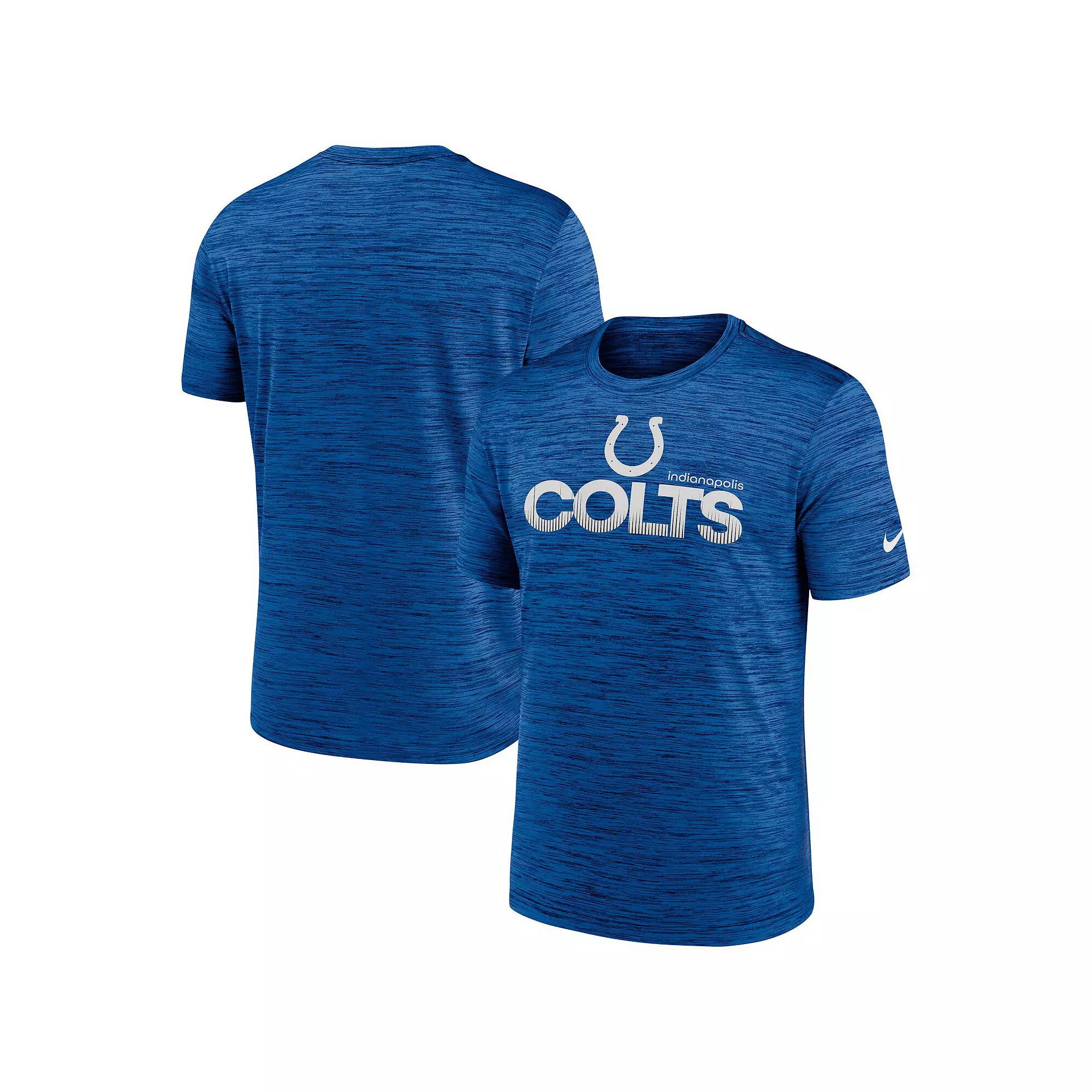 Men's Nike Royal Indianapolis Colts Blitz Velocity Modern Performance T-Shirt,  Product Image