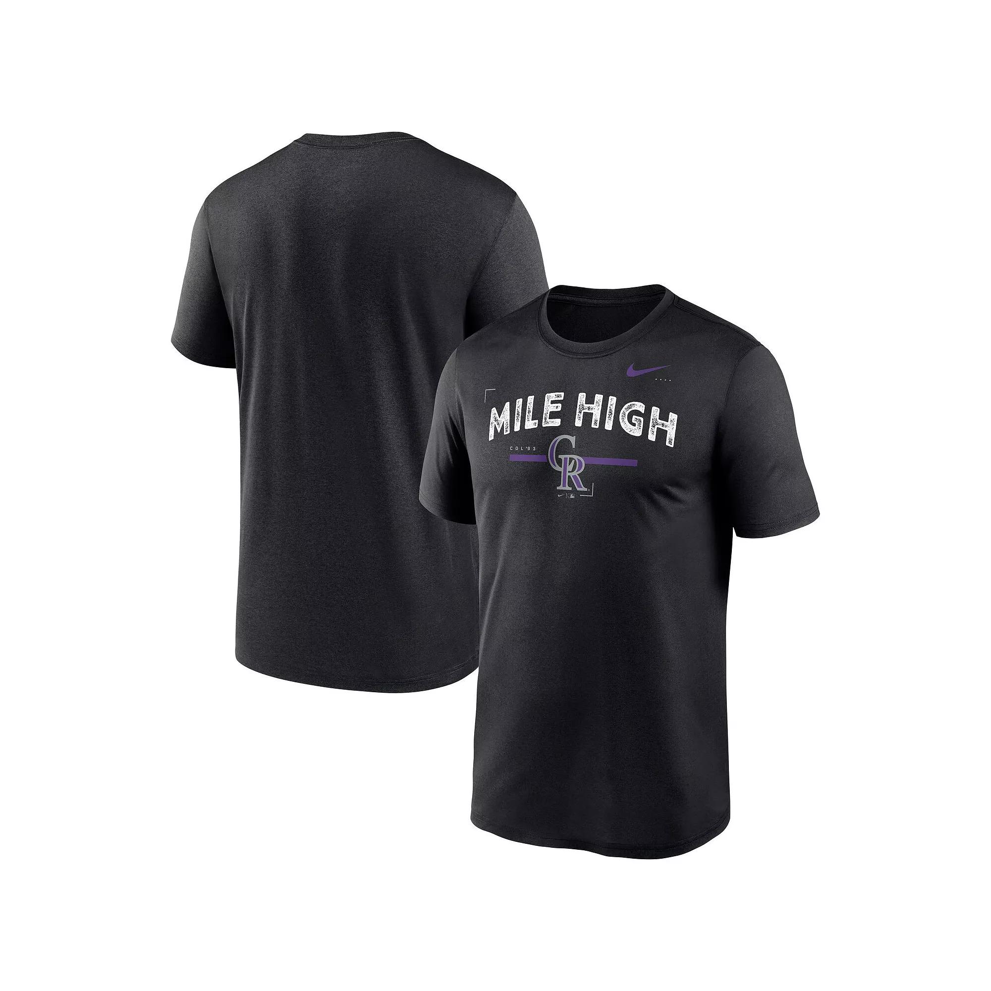 Men's Nike Black Colorado Rockies Local Legend Practice Performance T-Shirt,  Product Image