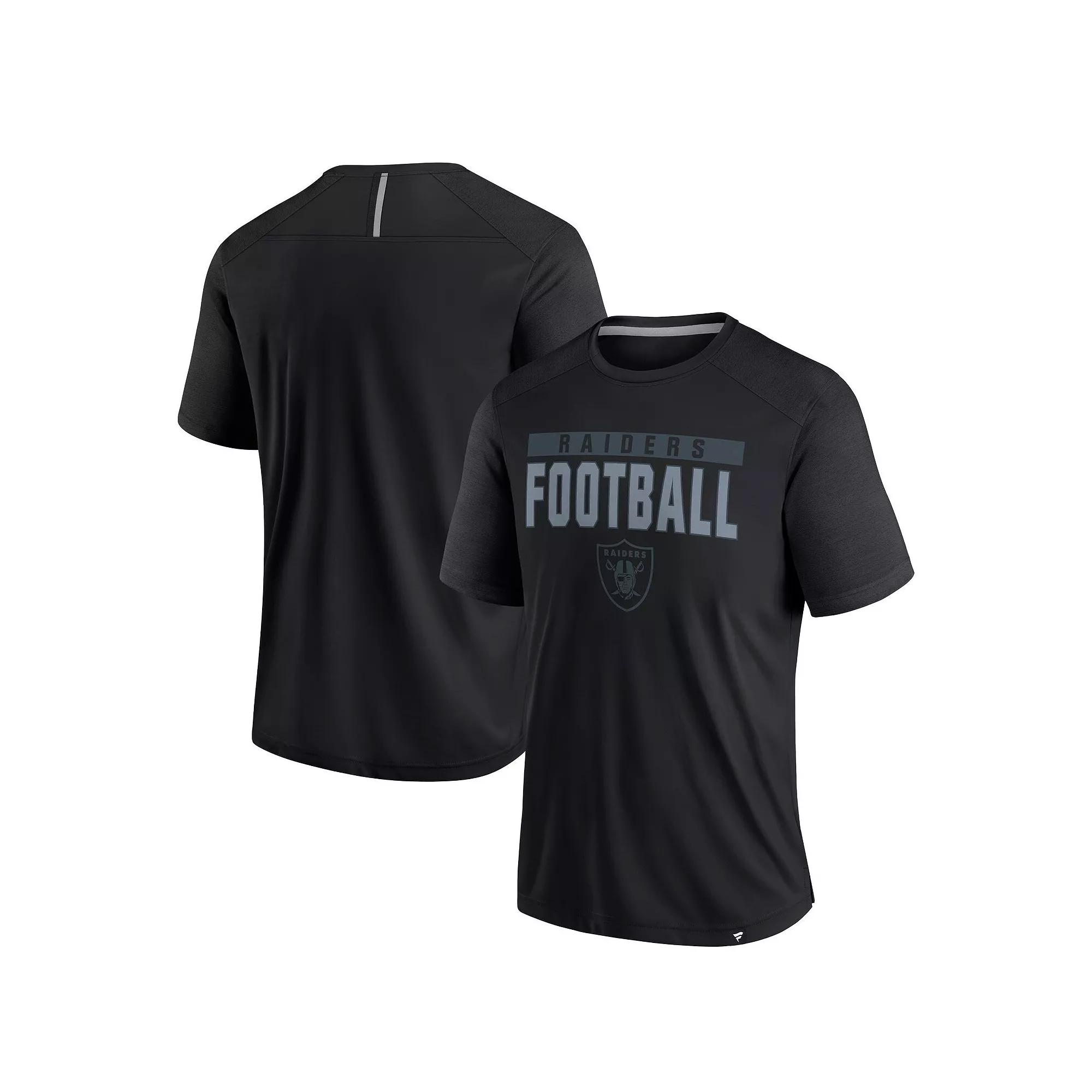 Men's Fanatics Black Las Vegas Raiders Defender Blackout T-Shirt,  Product Image