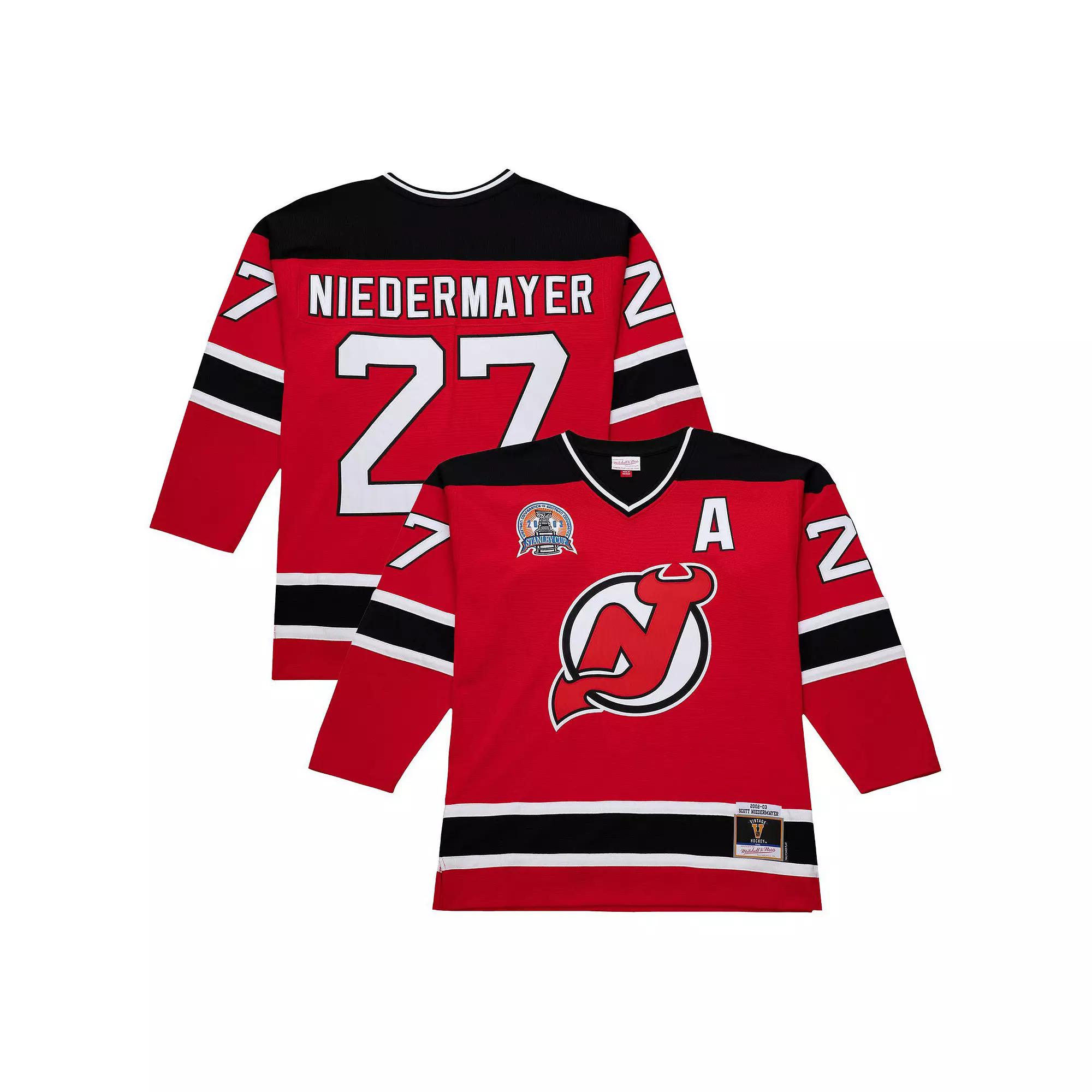 Men's Scott Niedermayer Red New Jersey Devils 2002-03 Power Play Jersey,  Product Image