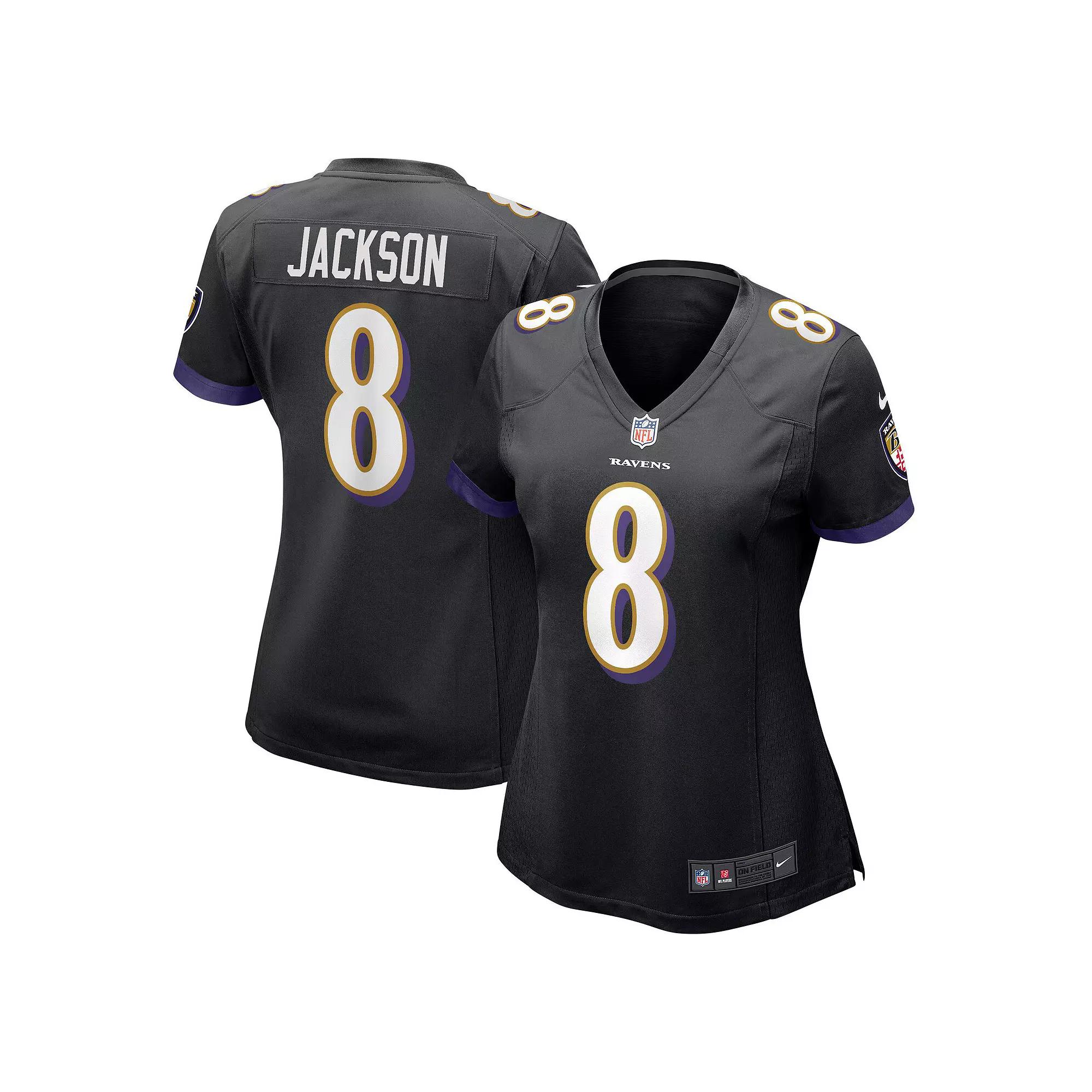 Women's Nike Lamar Jackson Black Baltimore Ravens Alternate Game Jersey,  Product Image